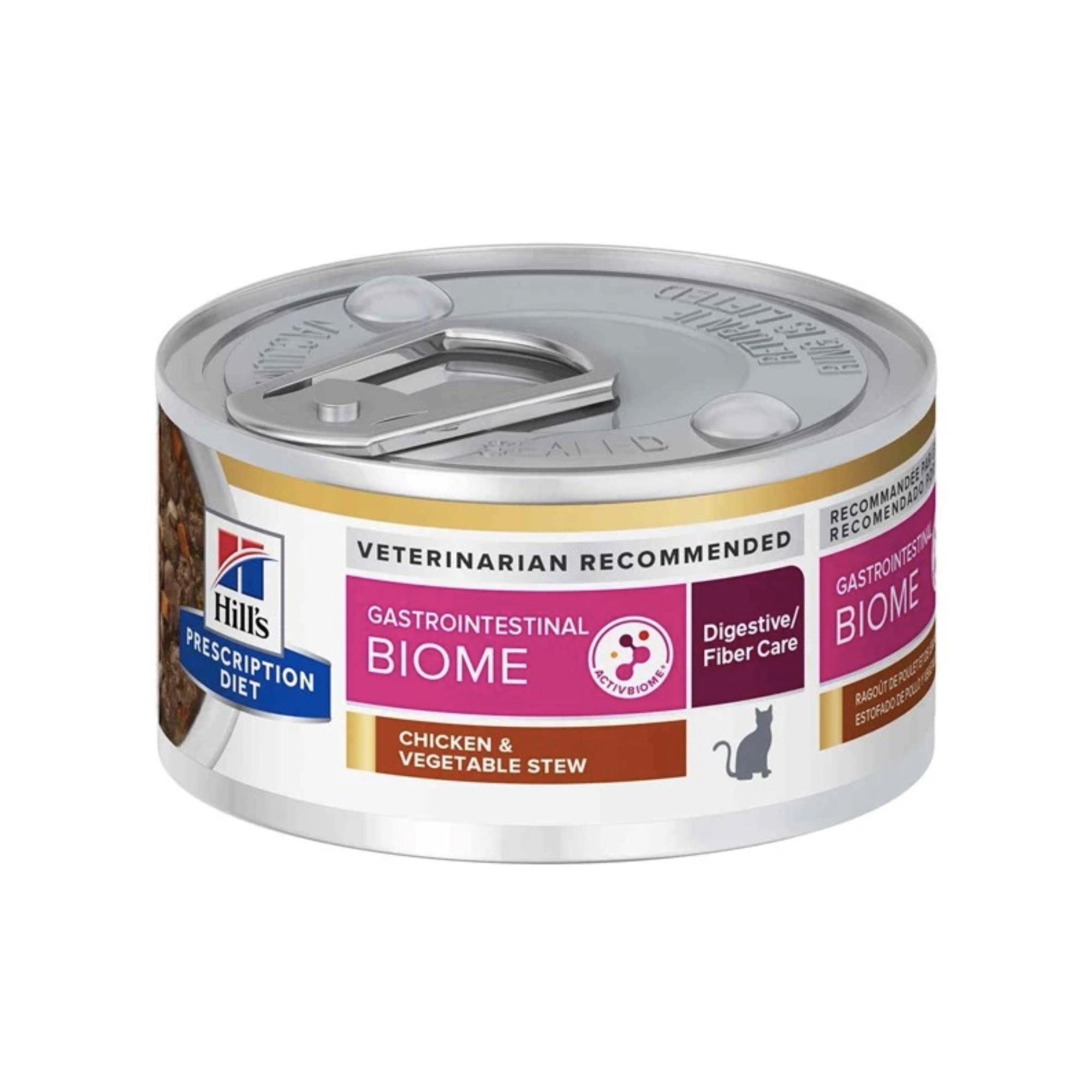 Hill's -處方食品貓用健康腸菌叢配方罐頭 (雞肉燉蔬菜味) 2.9安士 (24罐)604202