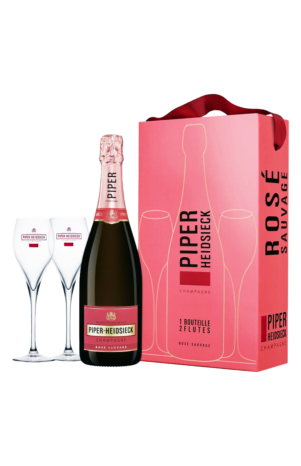 Piper-Heidsieck ROSE NV Sauvage Brut NV – Glass Pack