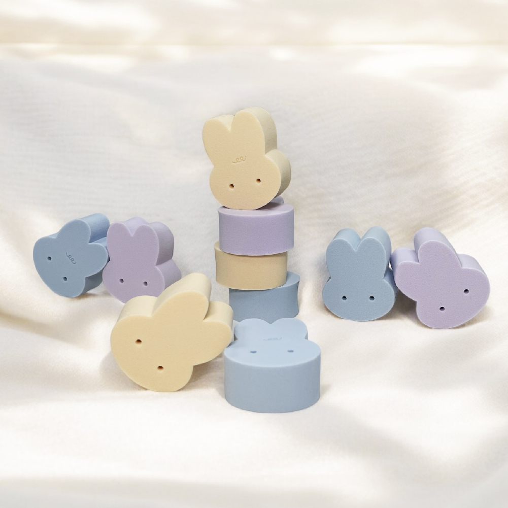 多角度兔兔彈力粉撲｜8入