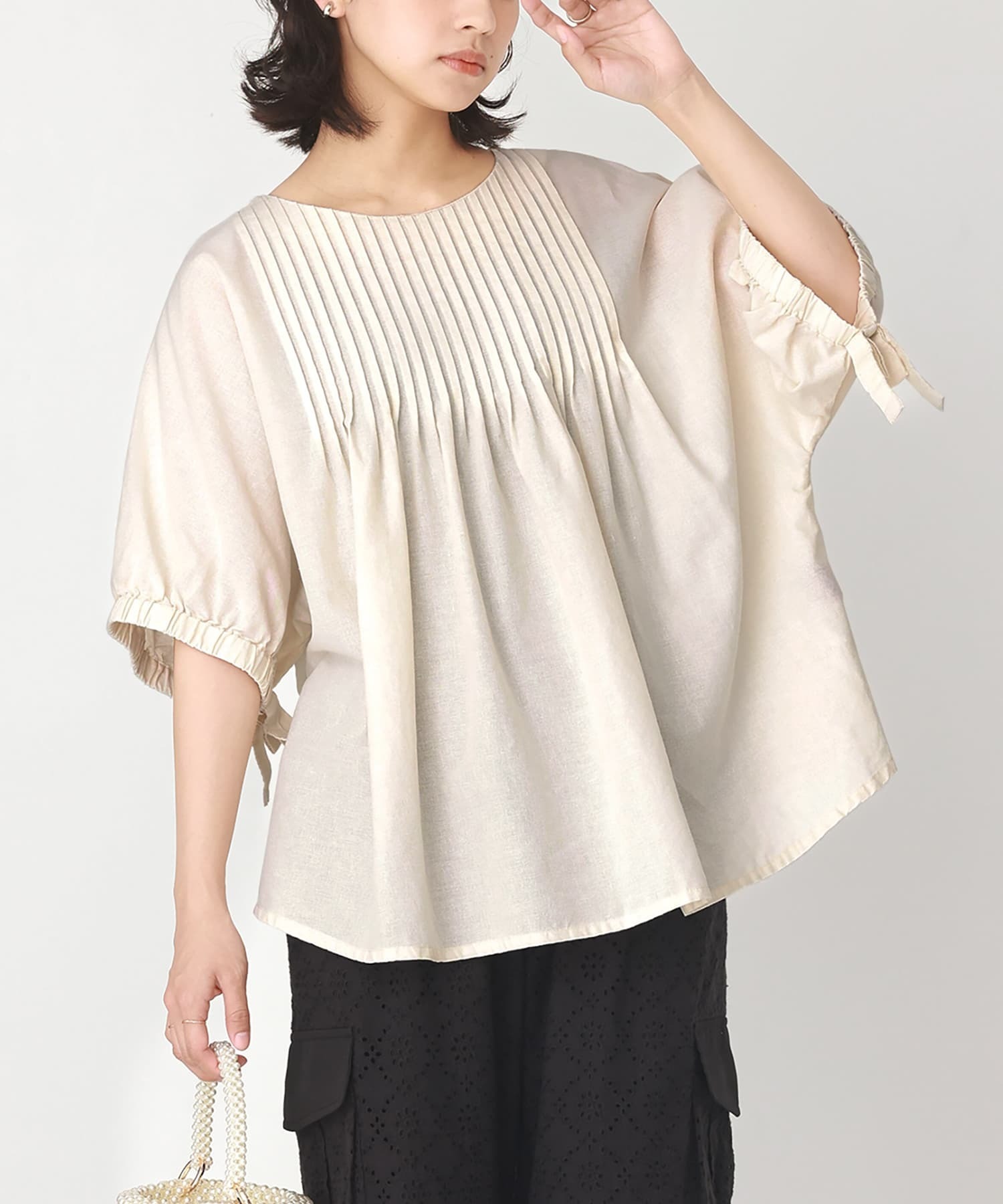 預購 - JP 褶褶亞麻Shirt