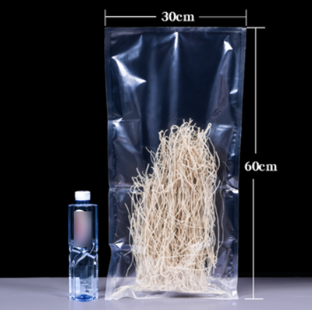 Popular glossy vacuum packaging bags (16 silk 30*60CM 100 pieces)