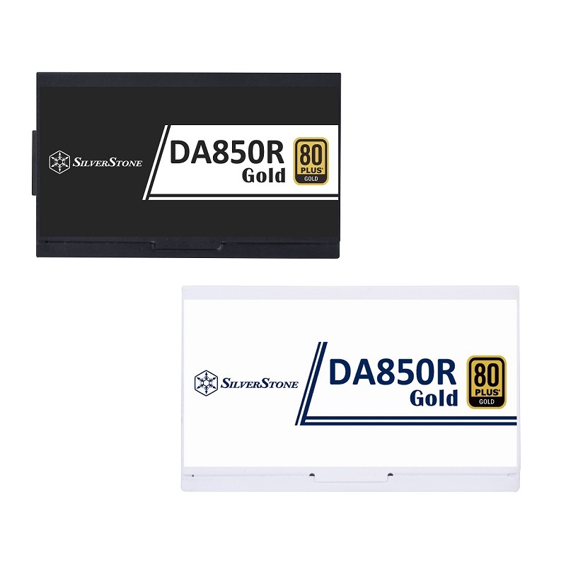 米特3C數位–SilverStone 銀欣  DA850R Gold 80PLUS 金牌全模組電源 黑色/白色