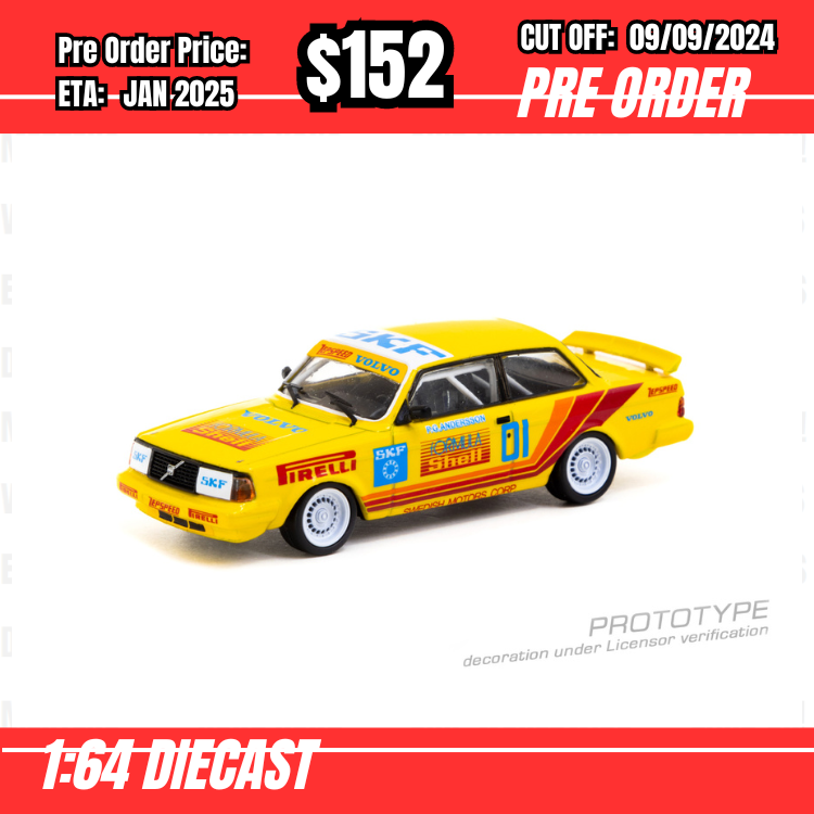 PO-$152 * Tarmac * 1:64 Volvo 240 Turbo Thai Group A Championship Bira Circuit Pattaya Winner 1988 Per-Gunnar Andersson [OD27/08]