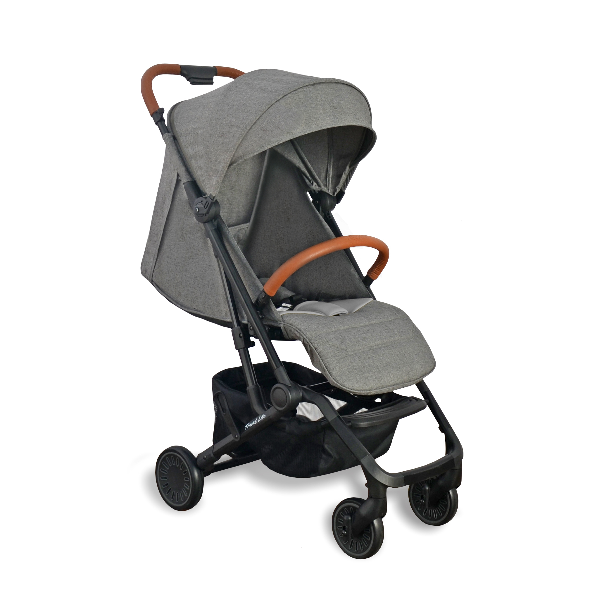 【Nipper】 Travel Lite 秒收輕巧手推車plus-單寧灰(福利品)