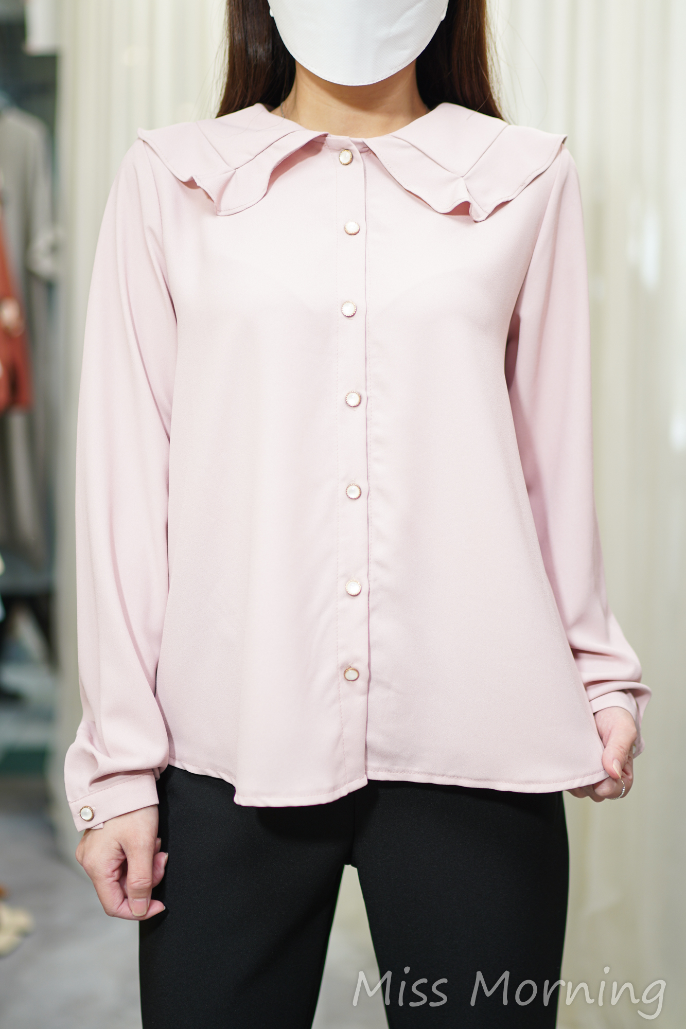 限量雪紡上衣(14092)