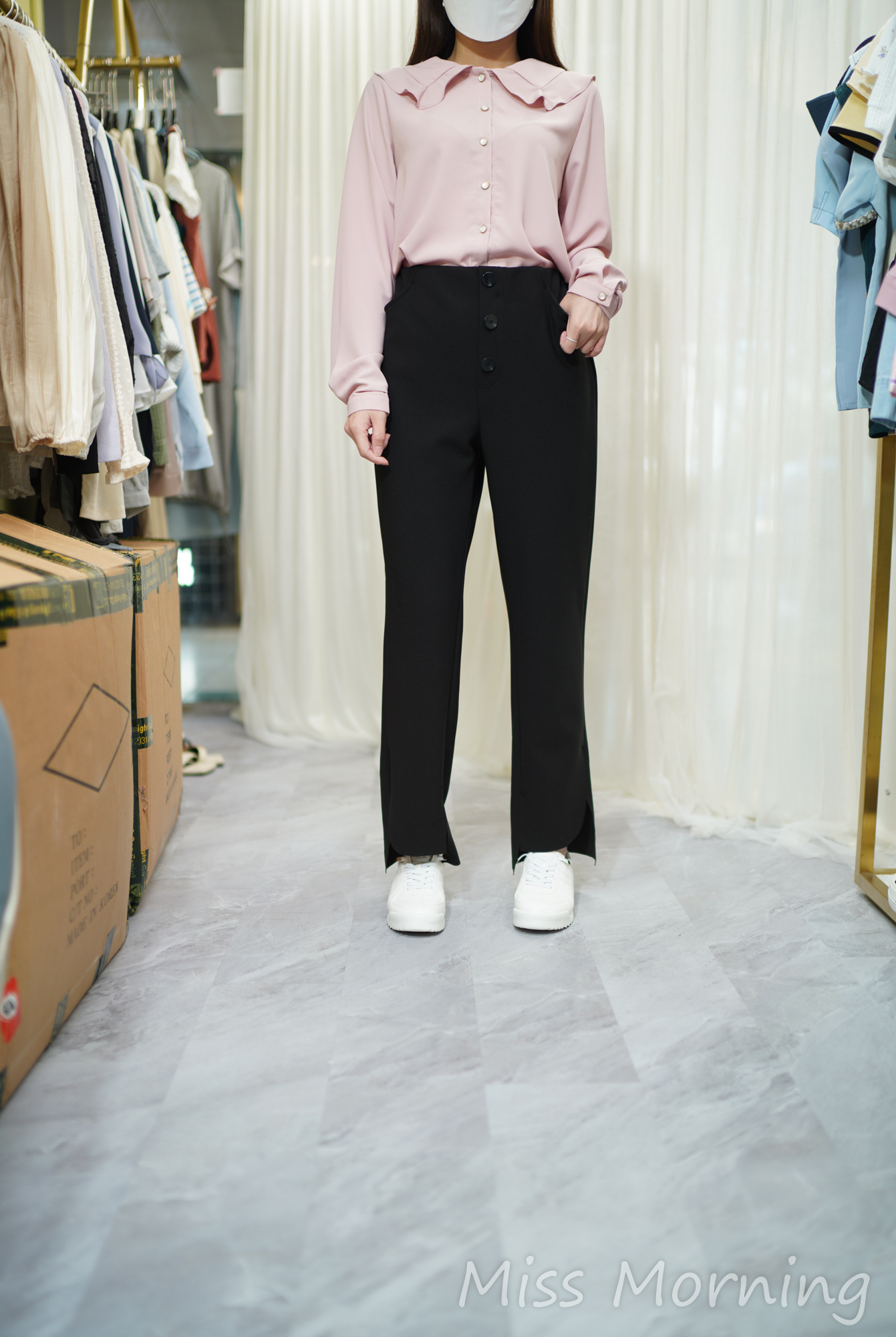 限量雪紡上衣(14092)