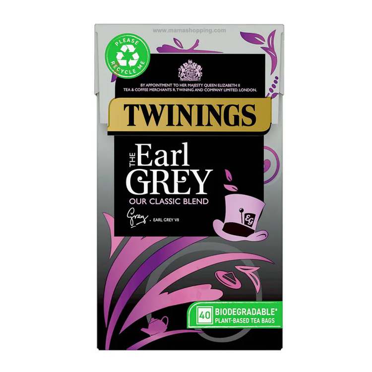 【英國直送】Twinings Earl Grey Tea 伯爵紅茶包 (40茶包)