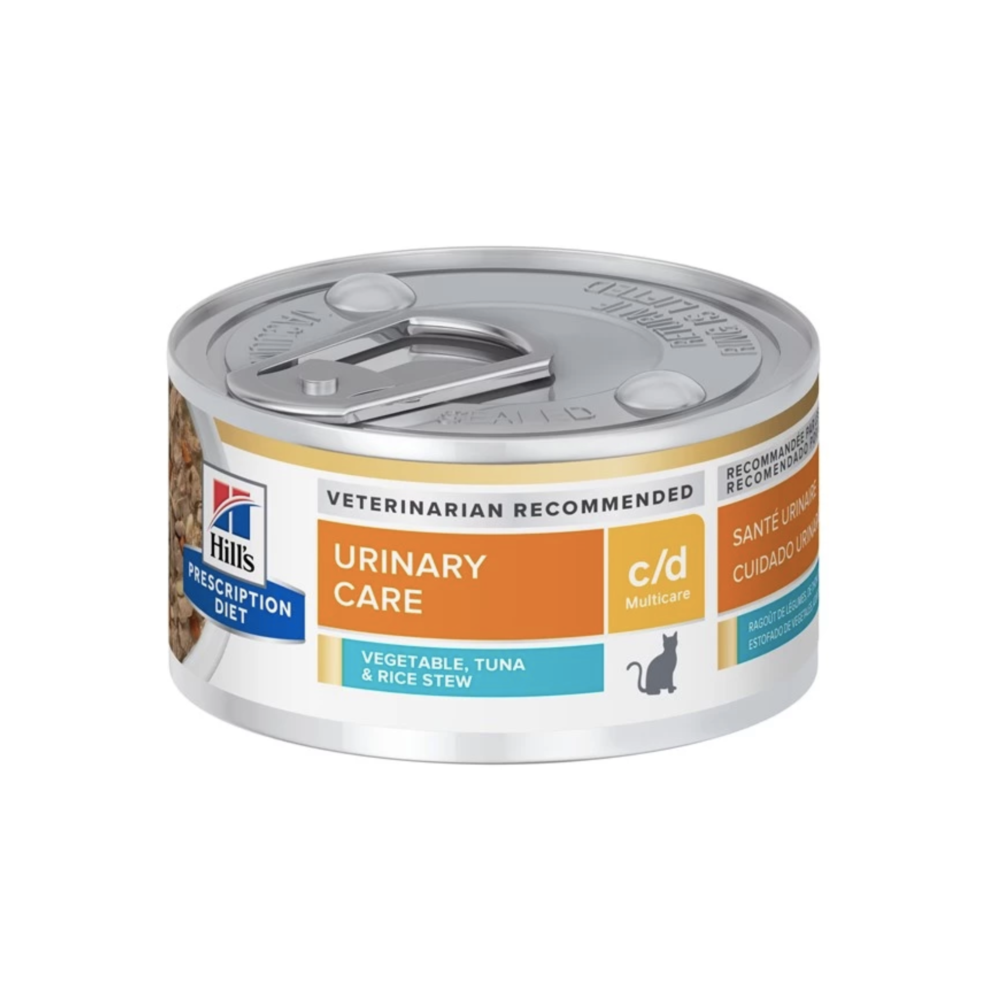 Hill's -處方食品貓用C/D 泌尿道護理 (蔬菜燉吞拿魚) 2.9OZ (24罐) 3385
