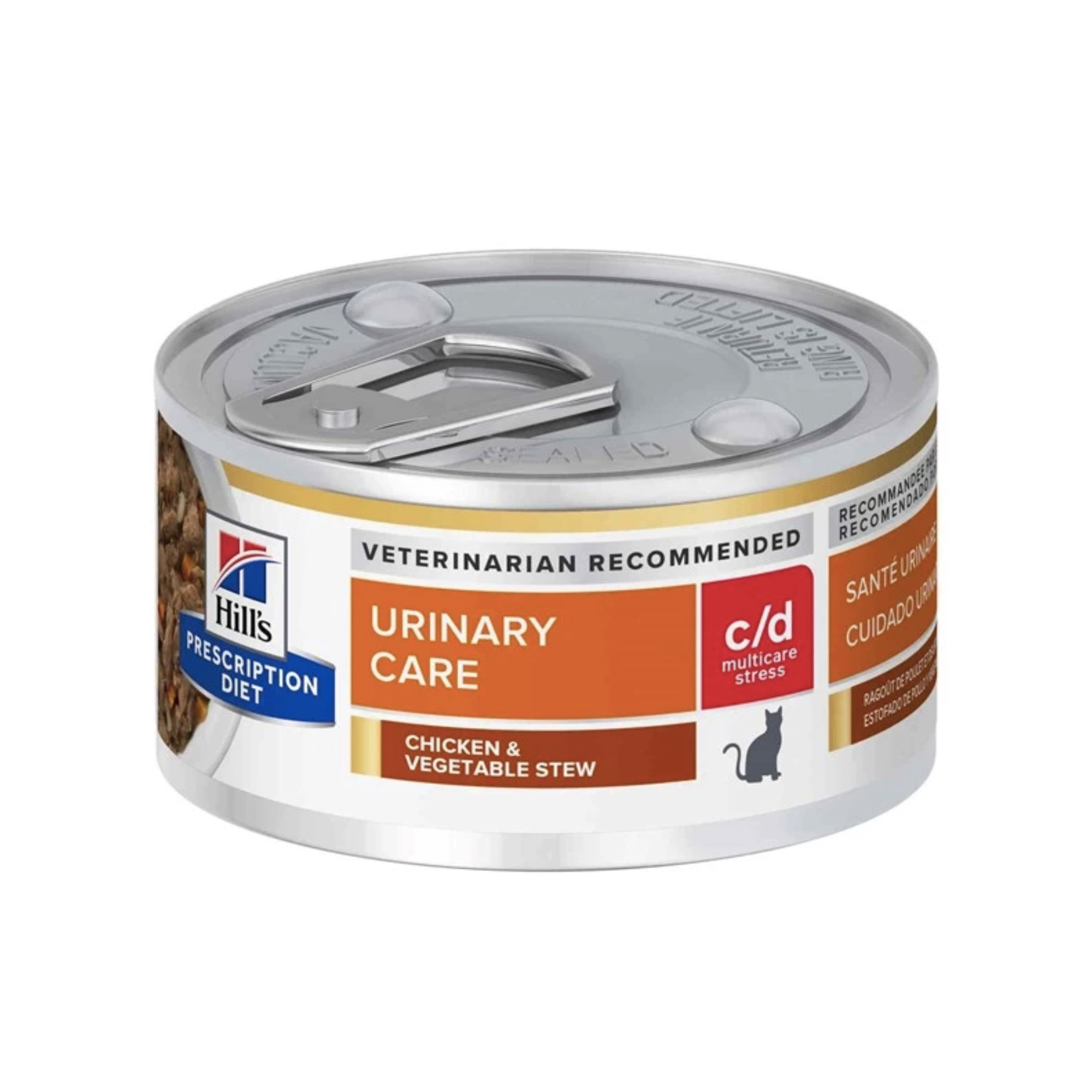 Hill's -  處方食品貓用C/D 泌尿道減壓罐頭雞+菜 2.9安士  ( 24罐) 3387