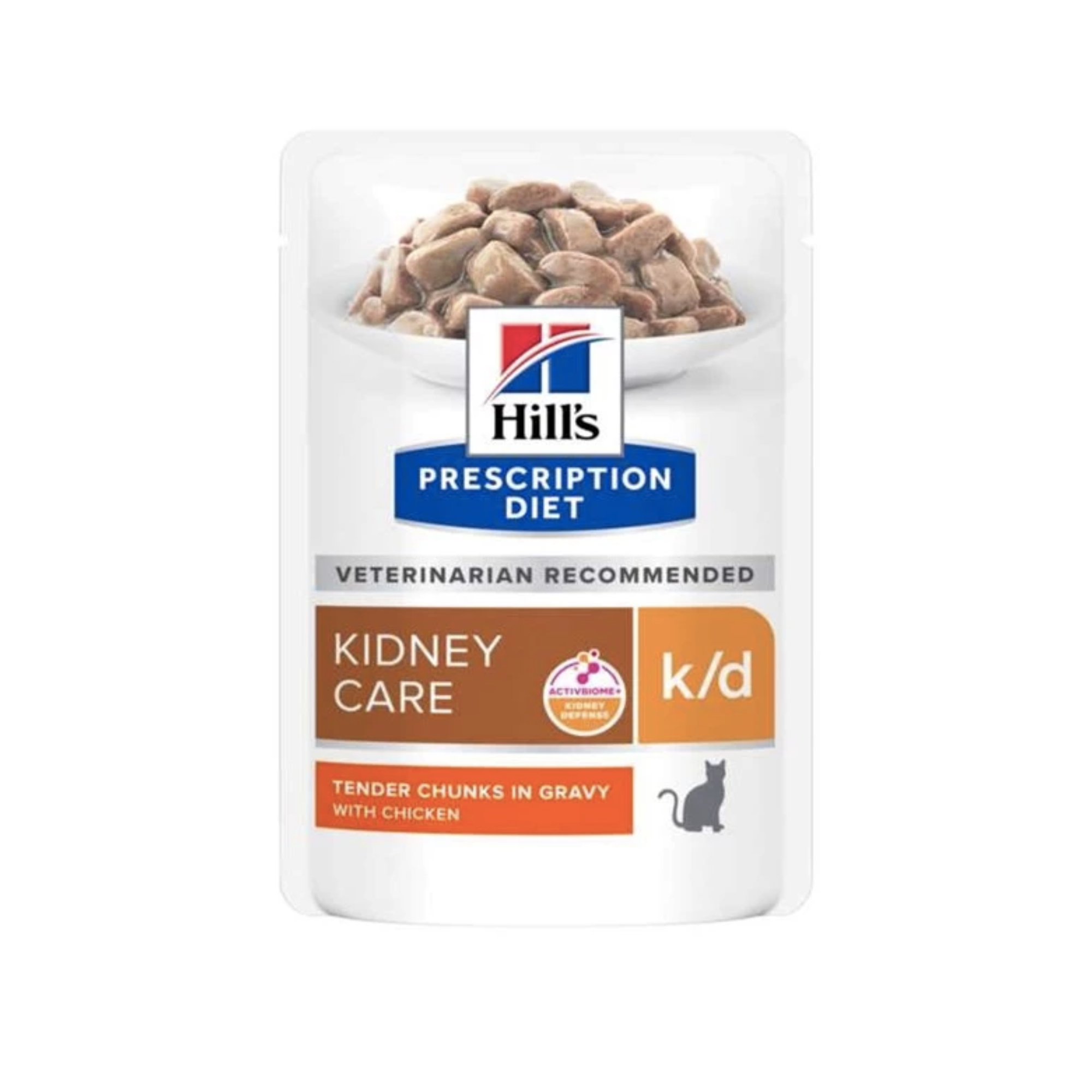 Hill's - 處方食品貓用K/D 腎病護理 濕糧(雞肉味 )85G ( 12包)606267