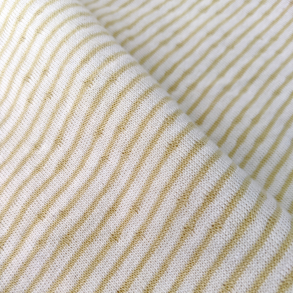 有機棉幼兒雙層彩鋪棉背心-綠條 | 藍天畫布有機棉