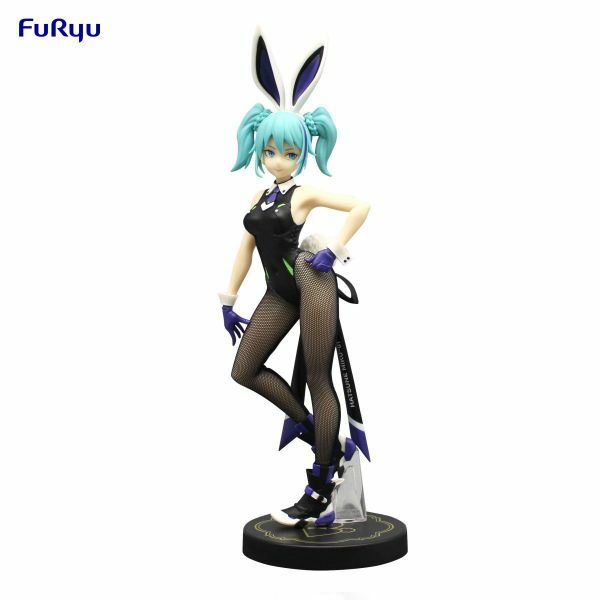  FURYU 代理版 景品 初音未來 BiCute 兔女郎公仔 紫羅蘭配色Ver