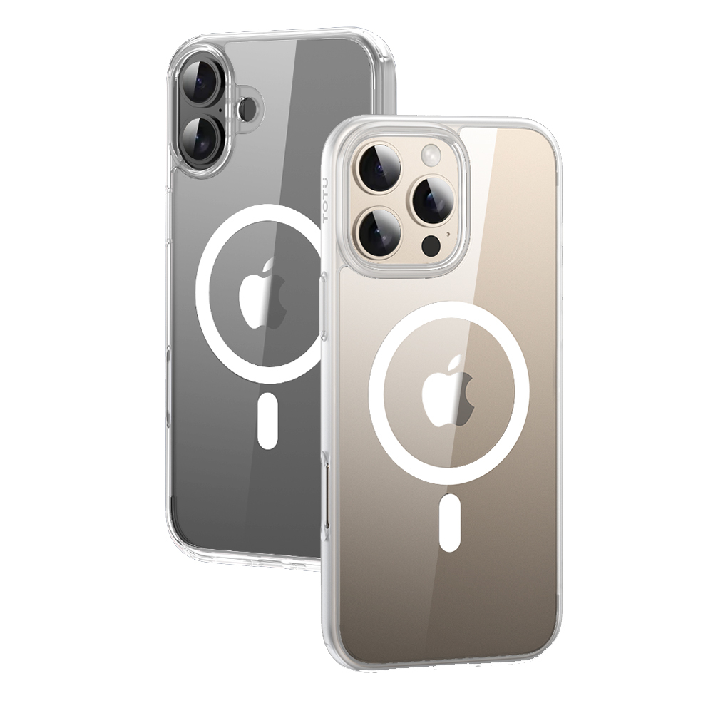 TOTU 拓途 iPhone 16/16 Plus/16 Pro/16 Pro Max 磁吸手機殼防摔殼保護殼 晶盾