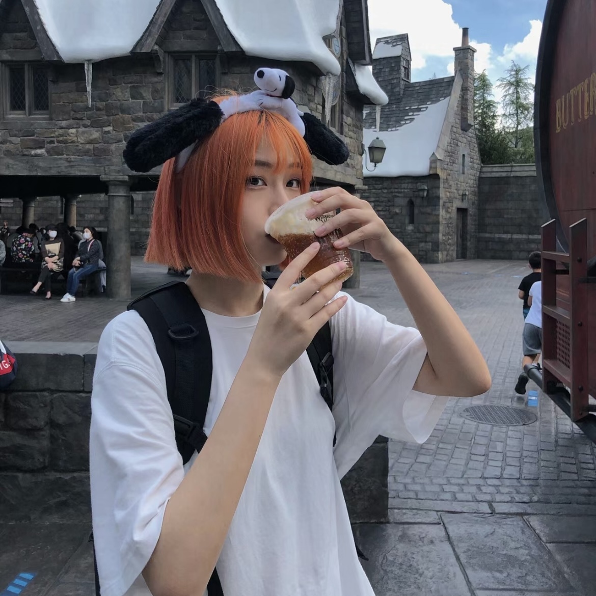 【現貨】環球影城 日本限定 Snoopy Peanuts 史努比 玩偶 吊飾 史努比耳朵 髮箍