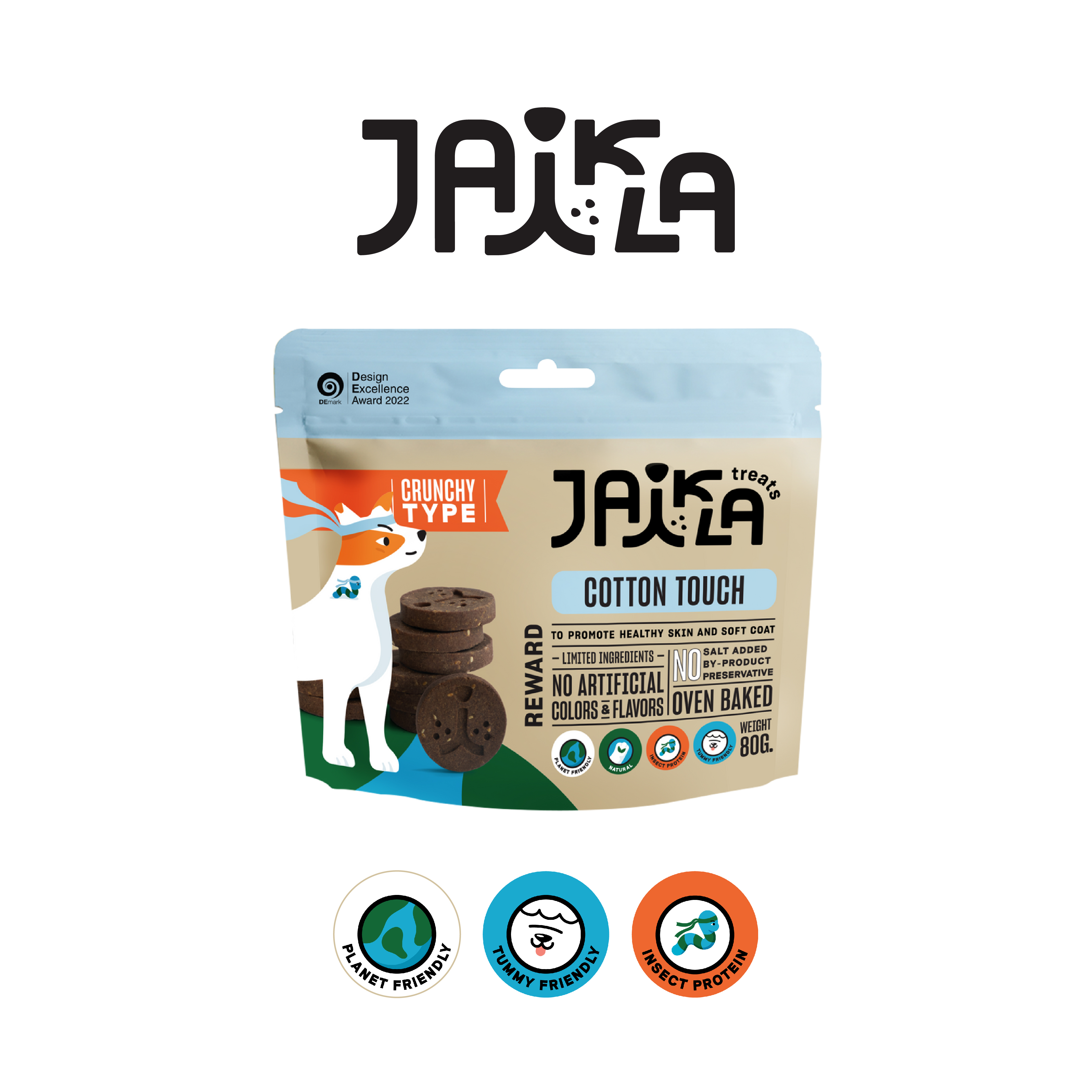 JAIKLA-昆蟲蛋白天然狗零食 (奇亞籽風味)