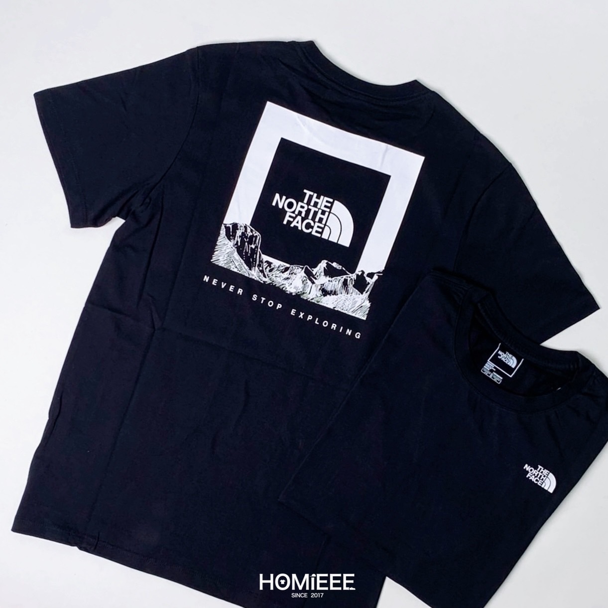 The North Face Graphic Tee 北臉 短袖 白雪山 黑色 [NF0A5JTT]