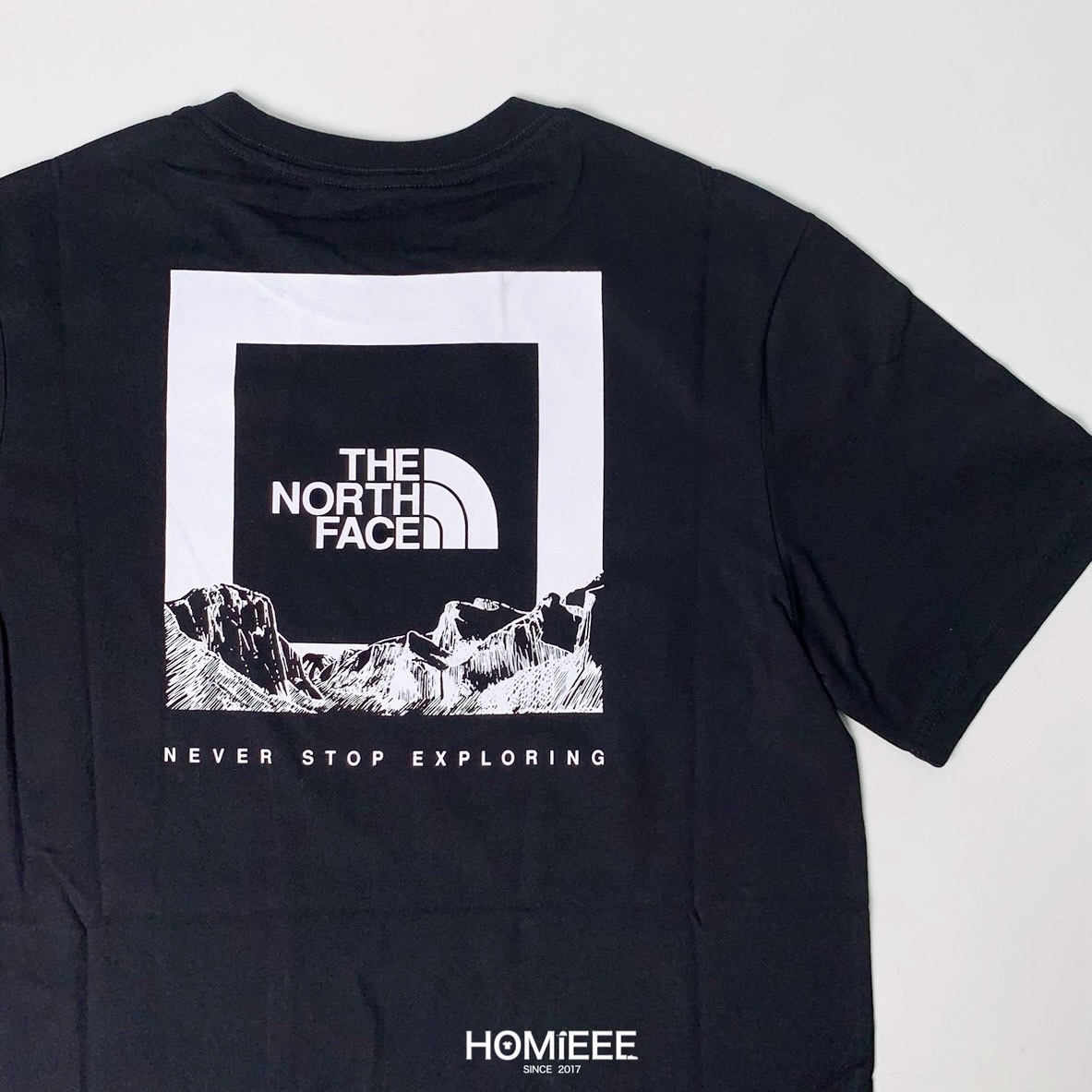 The North Face Graphic Tee 北臉 短袖 白雪山 黑色 [NF0A5JTT]
