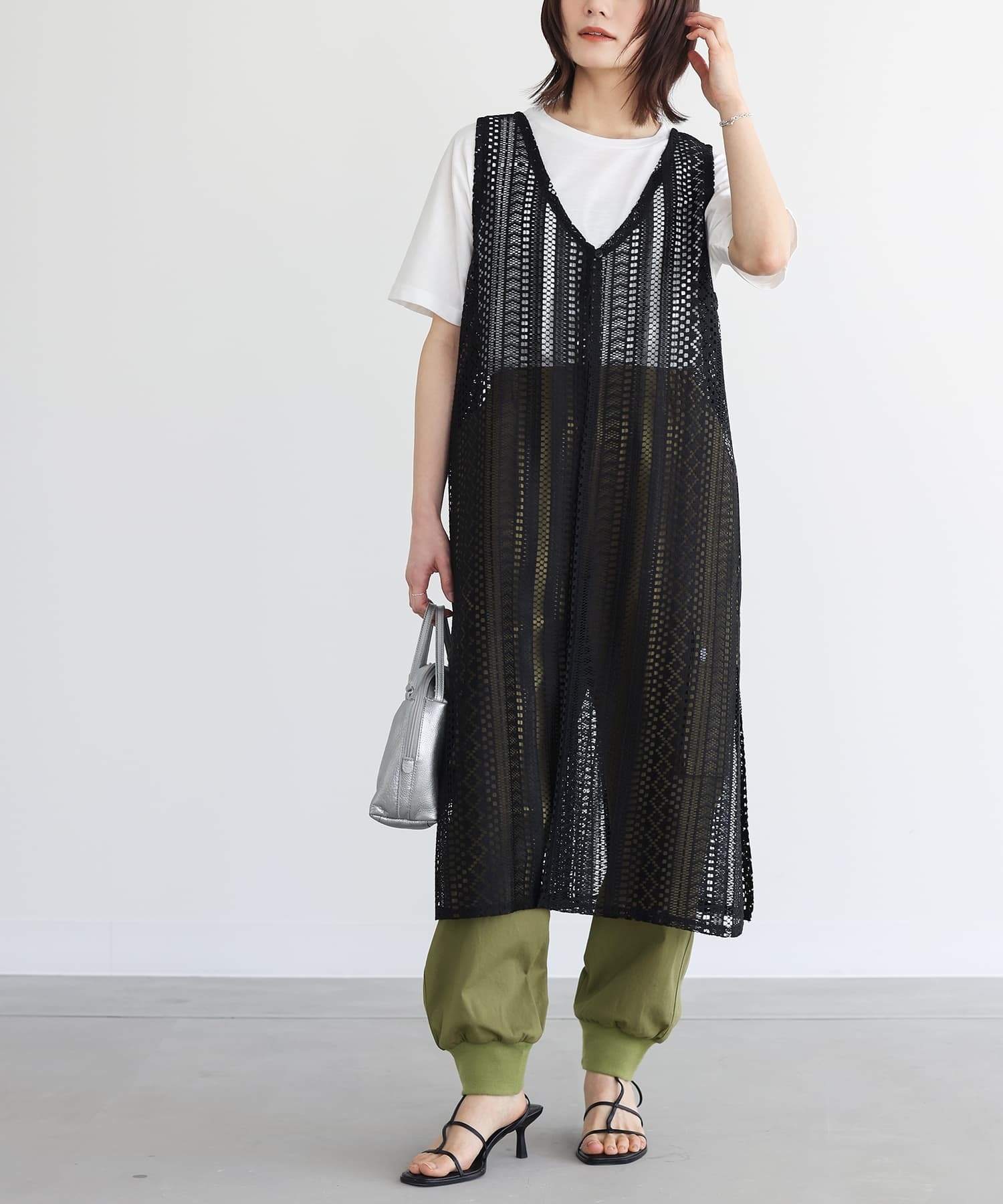 預購 - JP Top +蕾絲背心 SET