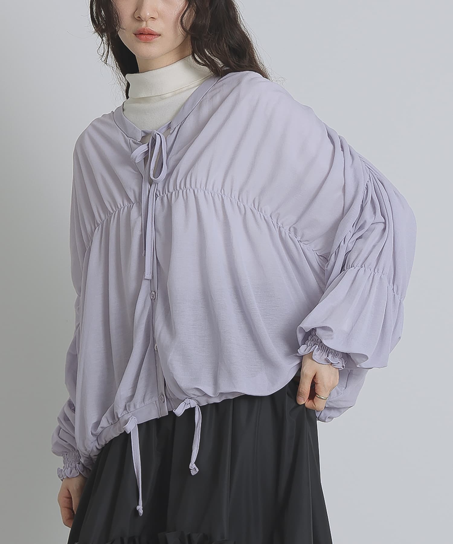 預購 - JP 褶褶泡泡外套