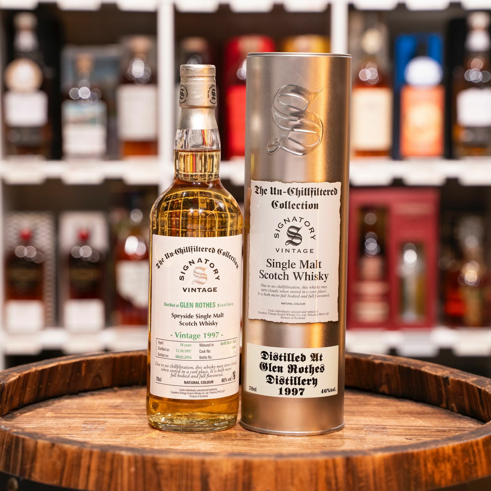 Signatory Vintage Glen Rothes 1997 18Year Old Speyside Single Malt Scotch Whisky
