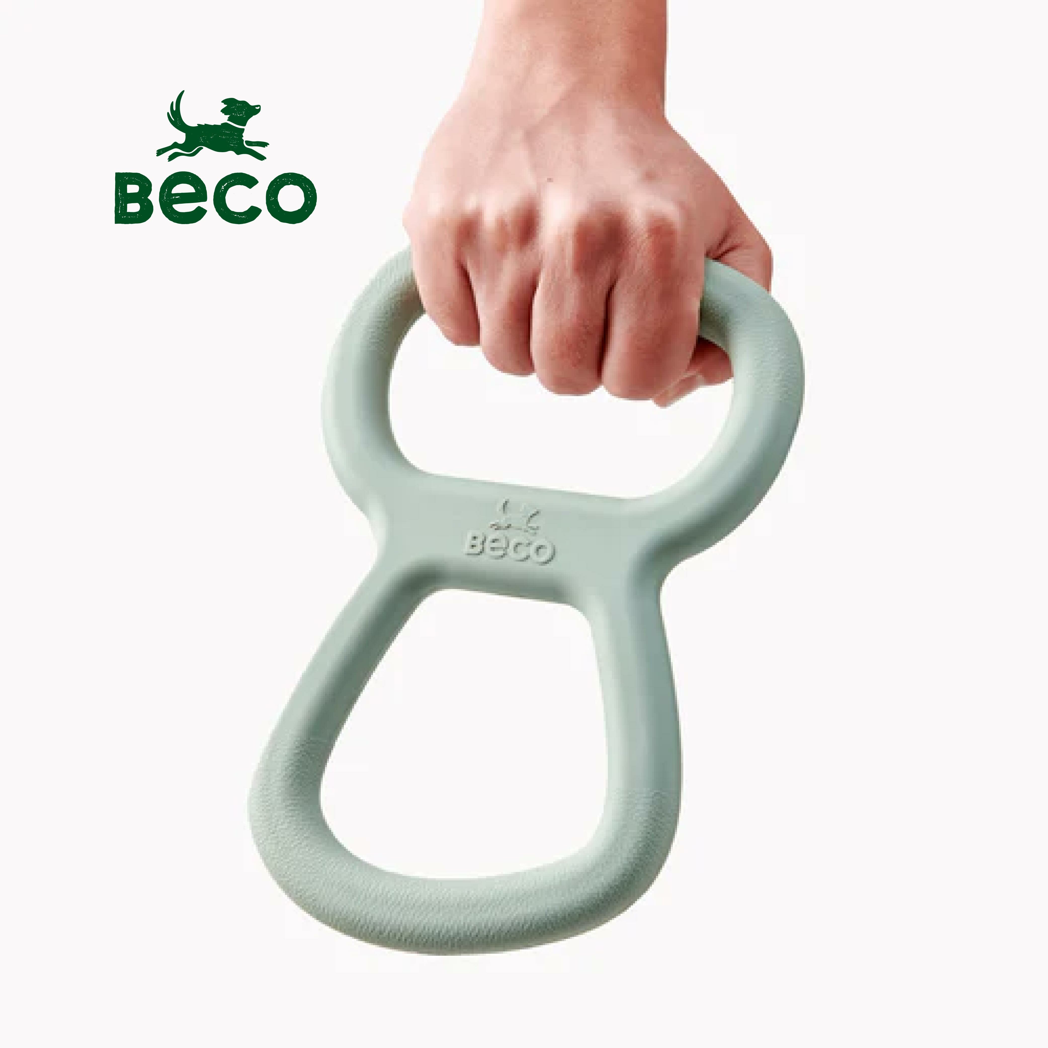 Beco - 天然橡膠​​製​​犬用玩具 - 拔河環(兩色)