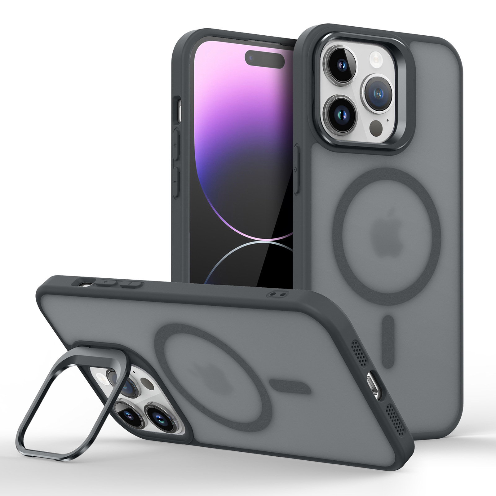XPRO - Mag Matte Stand - iPhone 16 Pro Max Case 防撞磁吸支架防滑舒適手感磨砂手機保護殼