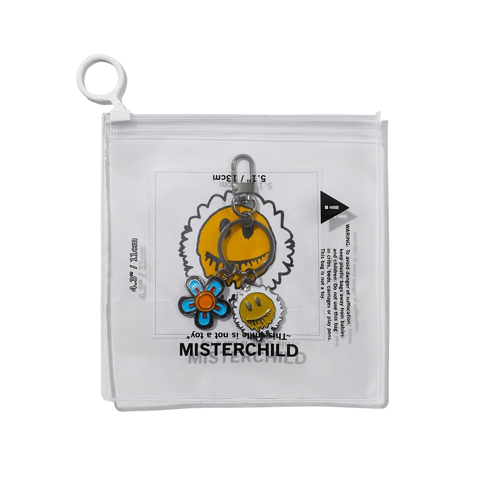 MISTERCHILD 小花 笑臉 鑰匙圈