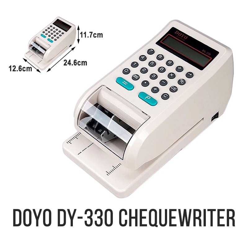 [免費送貨] Doyo DY-330 電子支票機-可印5地支票 (14位)