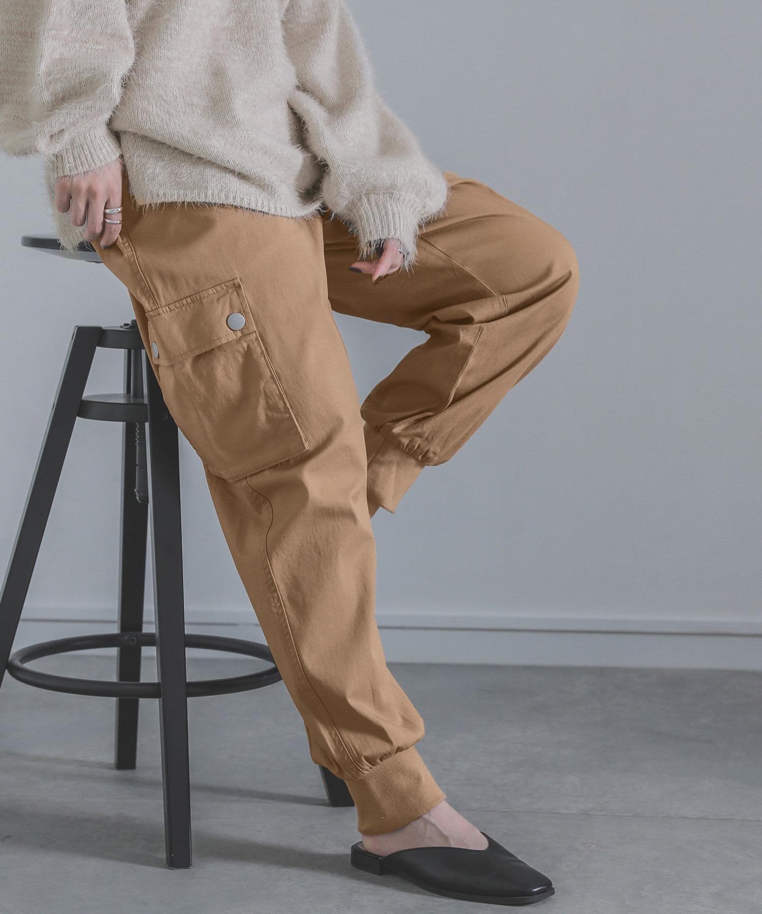 預購 - JP 彈性束腳褲