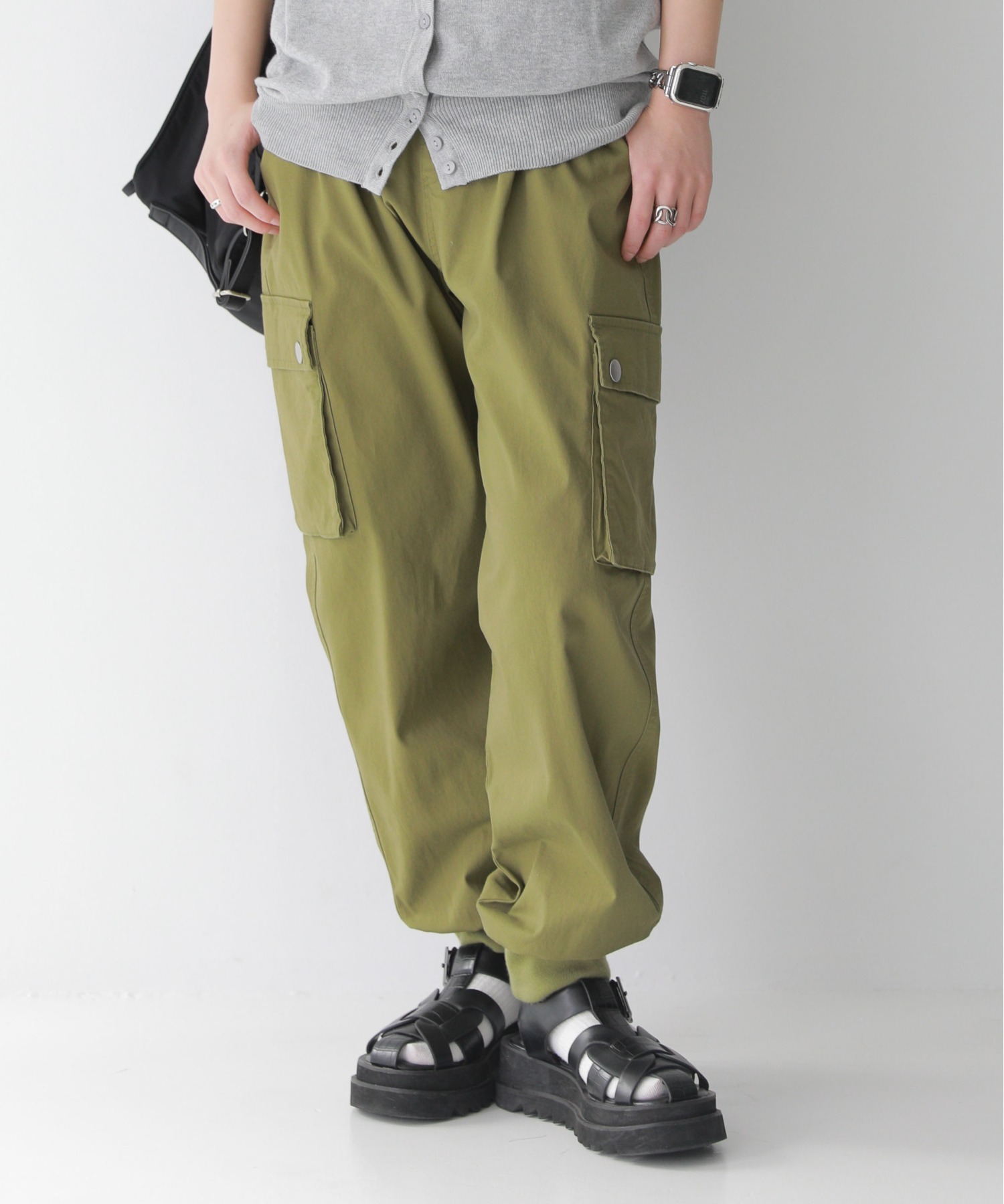 預購 - JP 彈性束腳褲