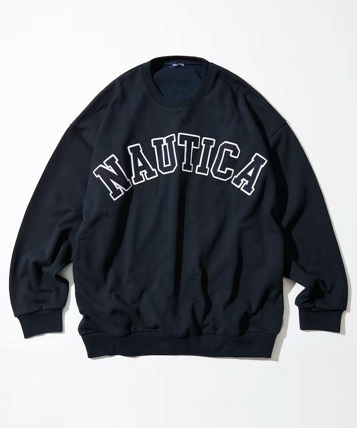 "代購" Nautica 24F/W Arch Logo Crewneck Sweatshirt 重磅 大學踢