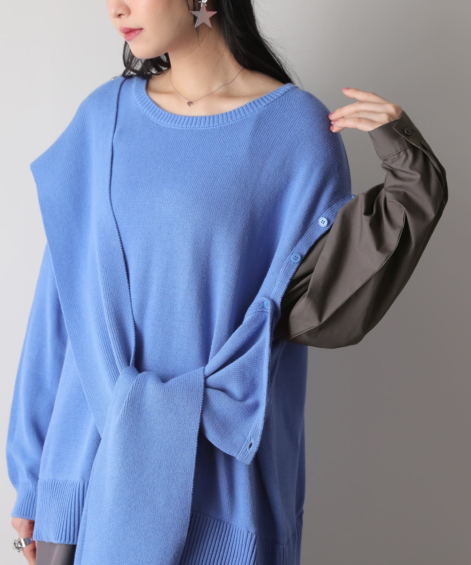 預購 - JP 拼布針織Top