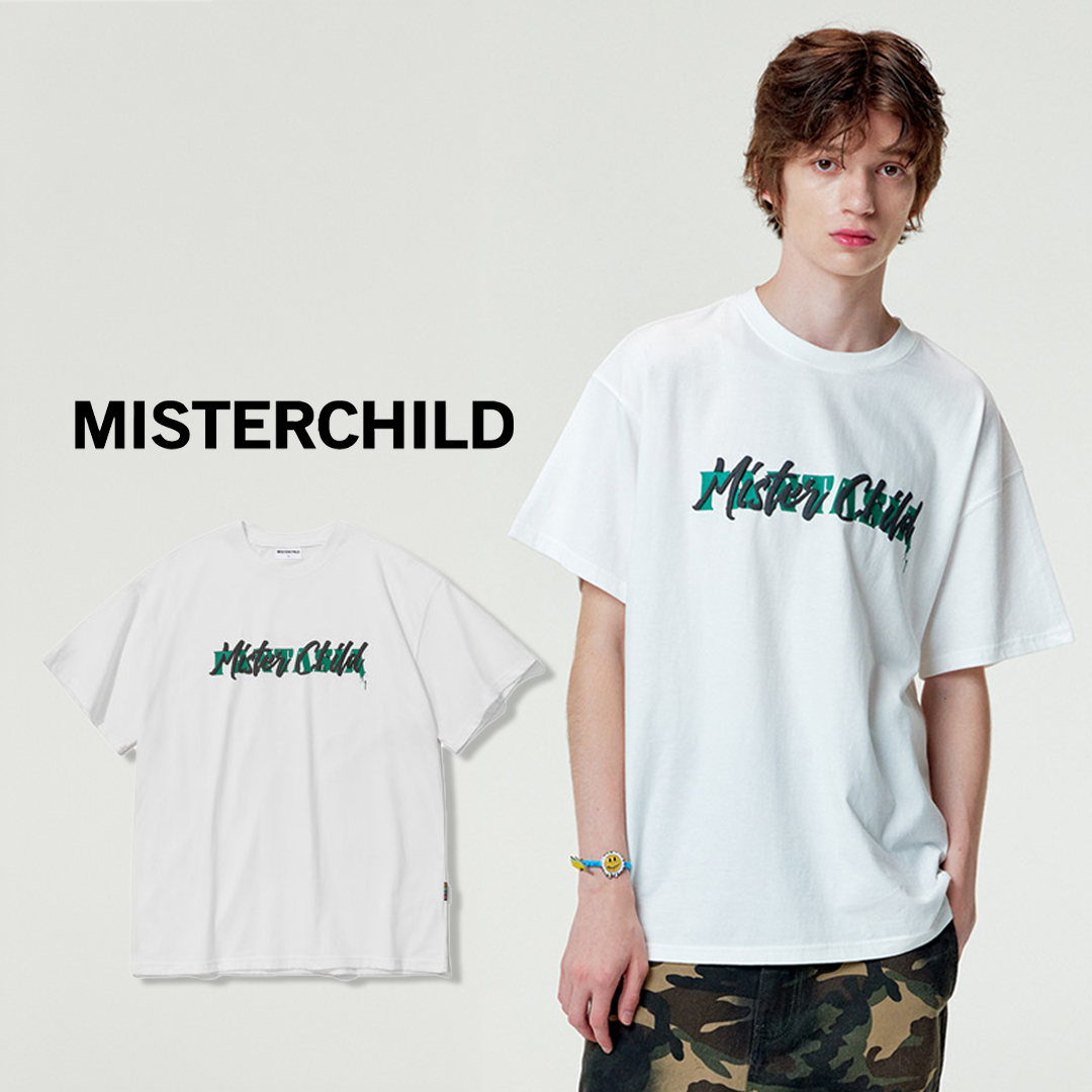 MISTERCHILD 發泡 logo 短袖上衣