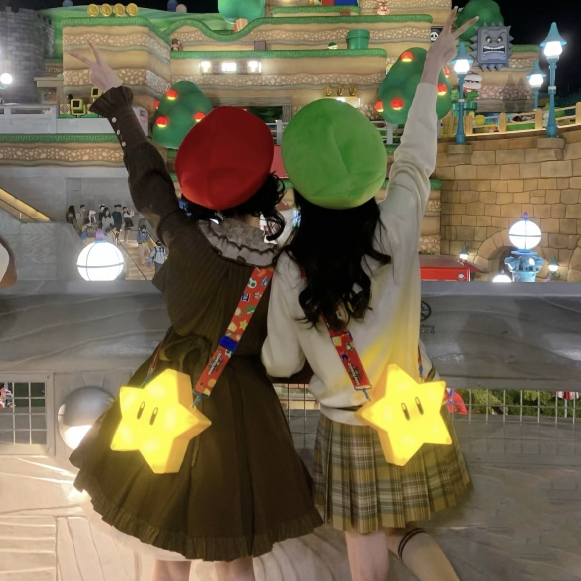 【現貨】 環球影城 Super Mario 日本限定 瑪利歐 無敵星星 小夜燈 爆米花桶