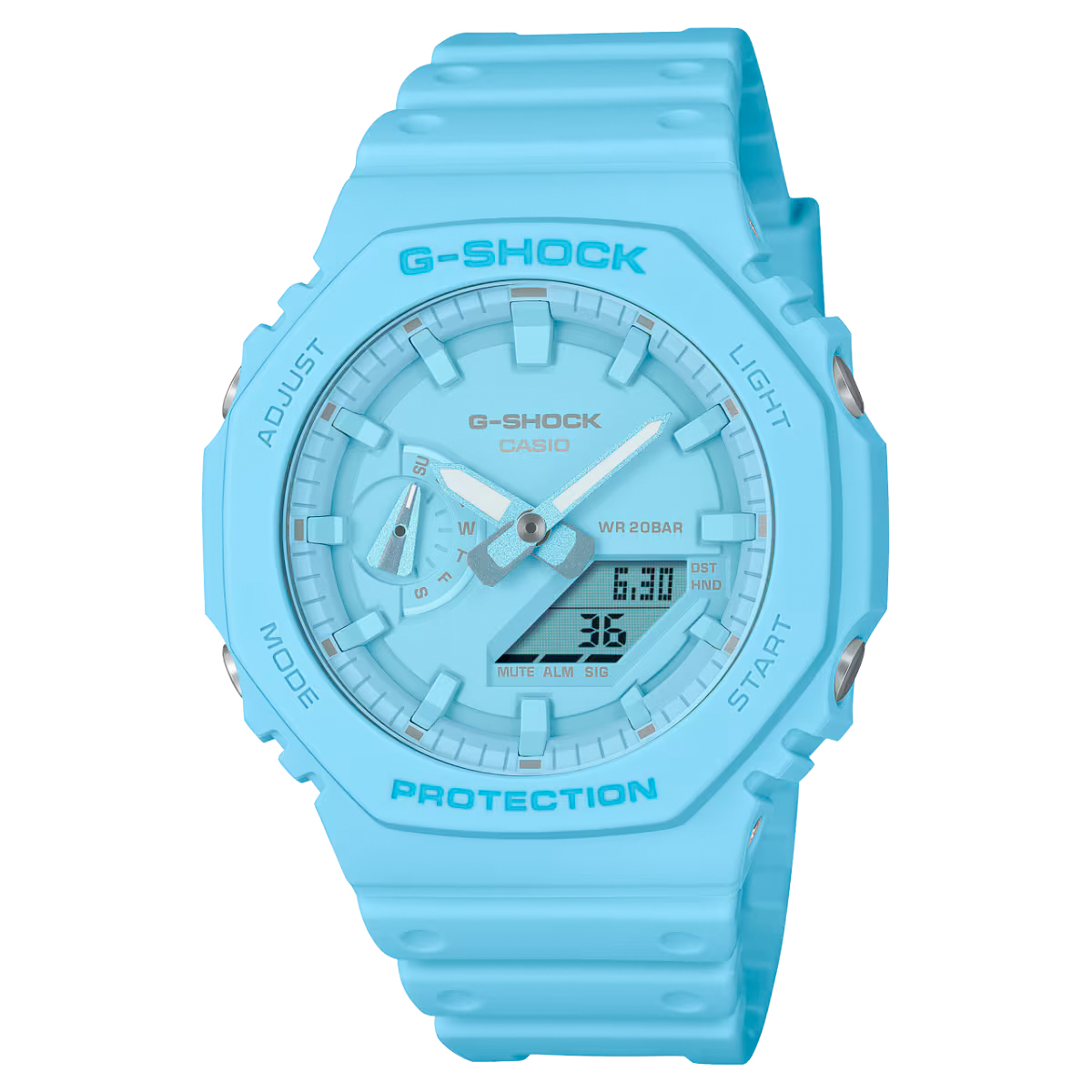 G-Shock Casio 電子 指針 藍色 GA-2100-2A2