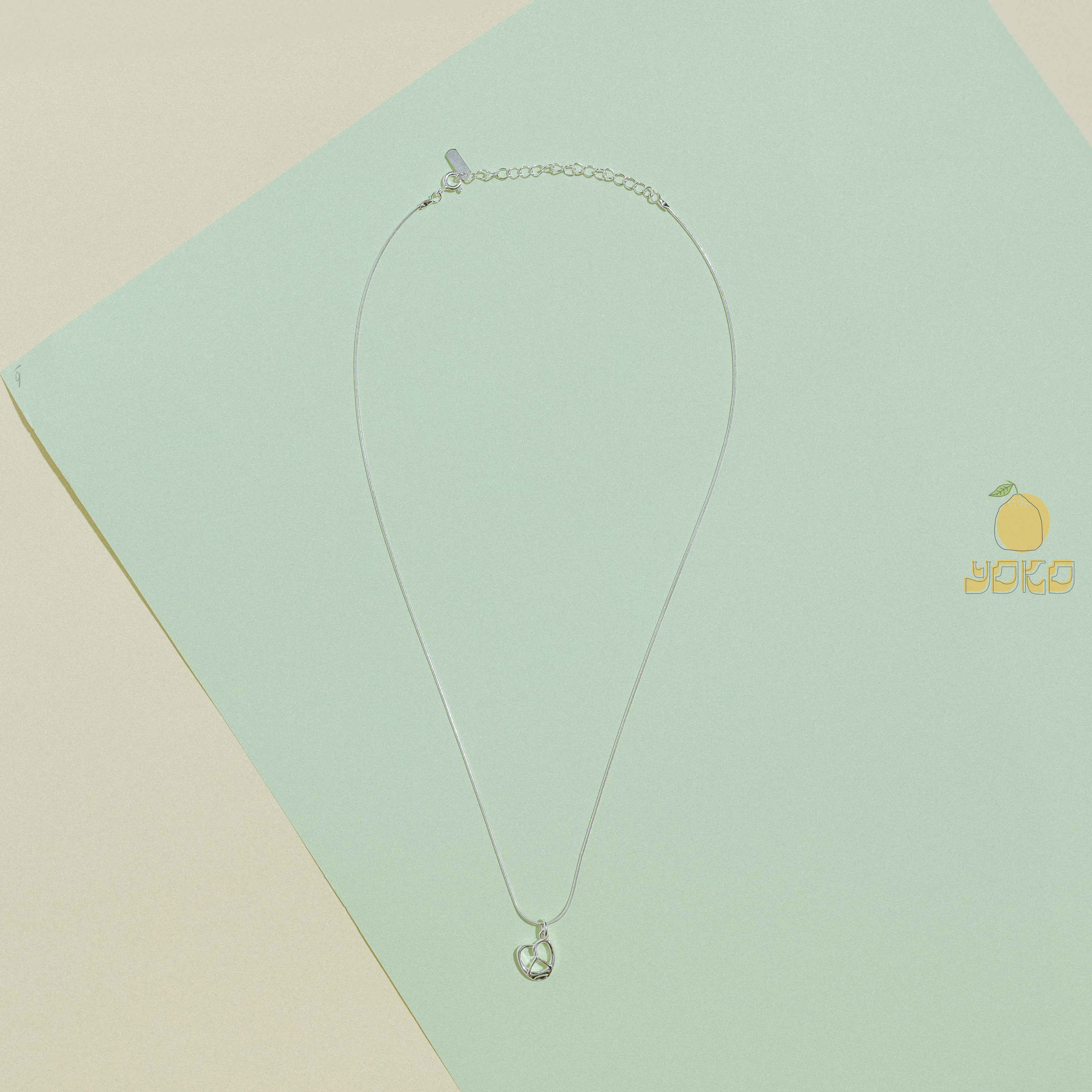 YOKO - 925銀心狀項鍊