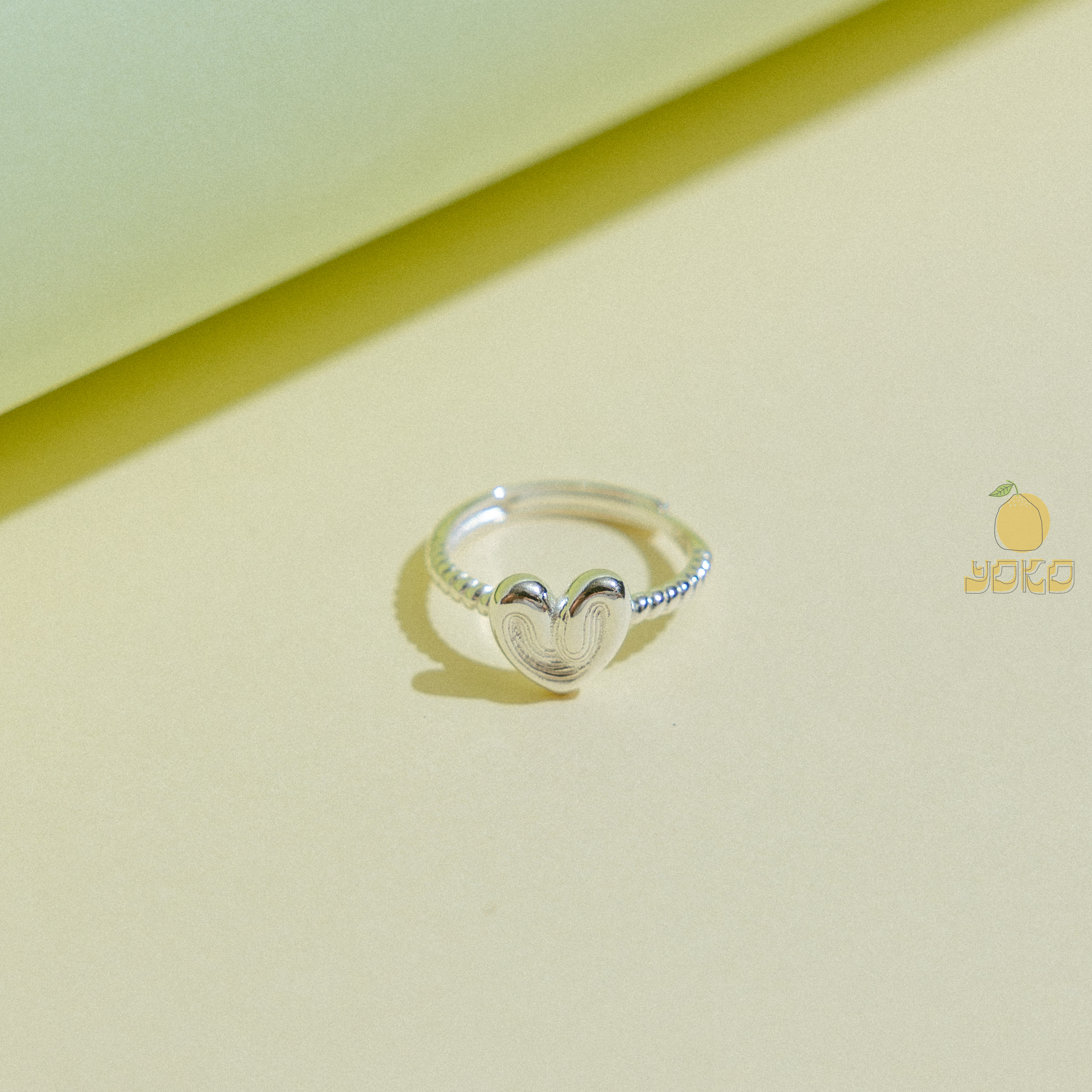 YOKO - 925銀餅乾戒