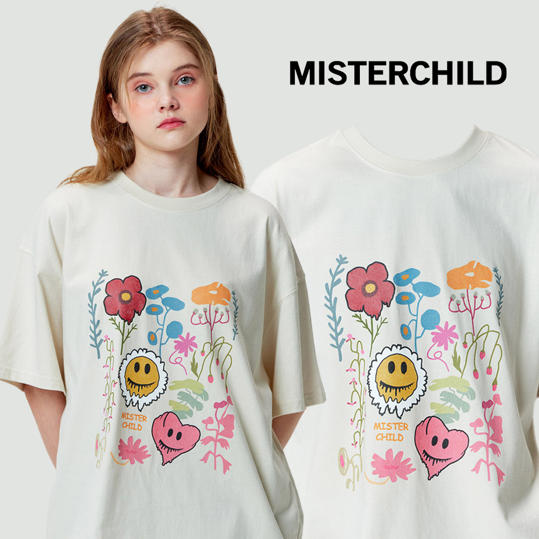 MISTERCHILD 復古蕨類 塗鴉 短袖上衣
