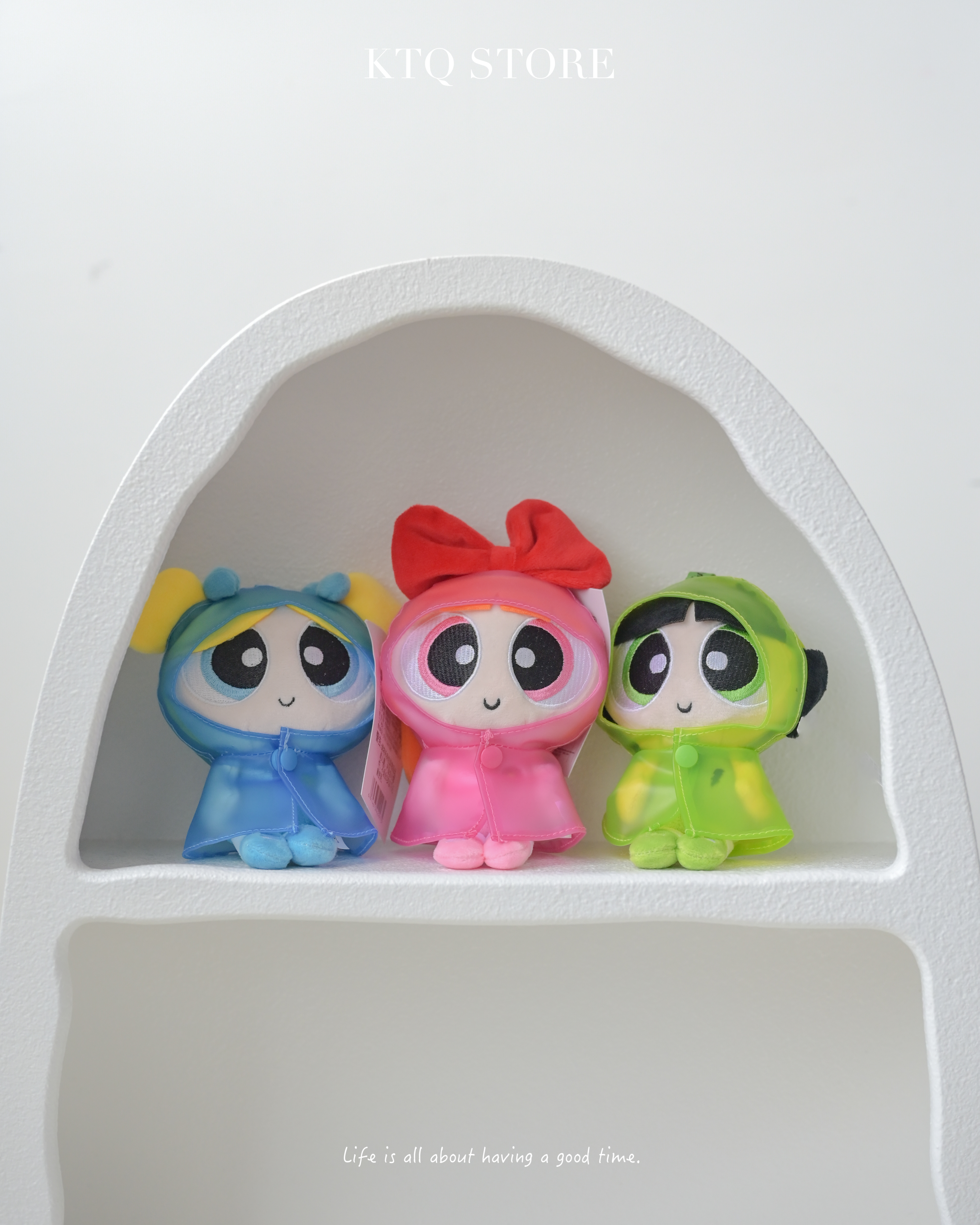 KTQ STORE ‧ 飛天小女警 雨衣裝 吊飾 娃娃