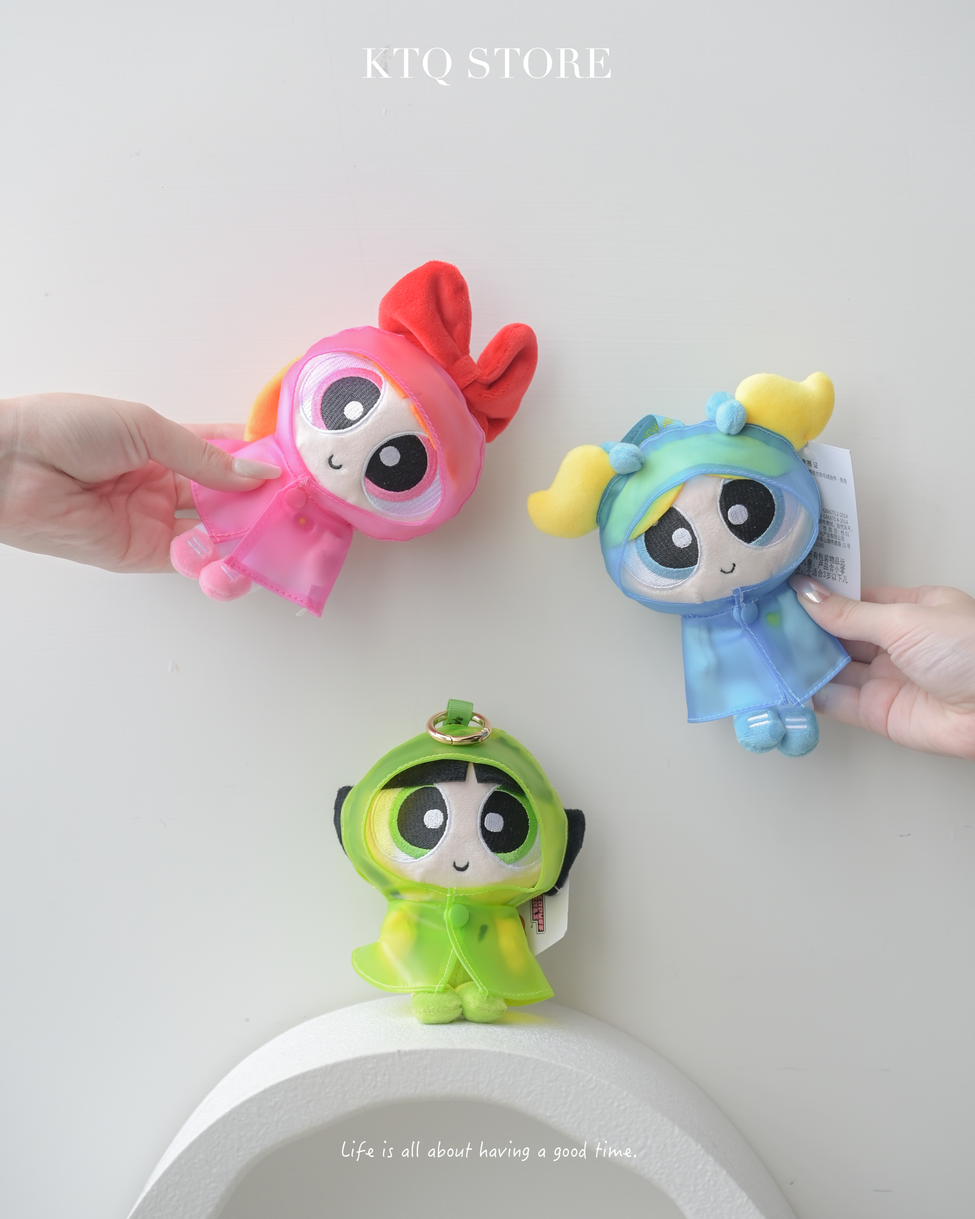 KTQ STORE ‧ 飛天小女警 雨衣裝 吊飾 娃娃