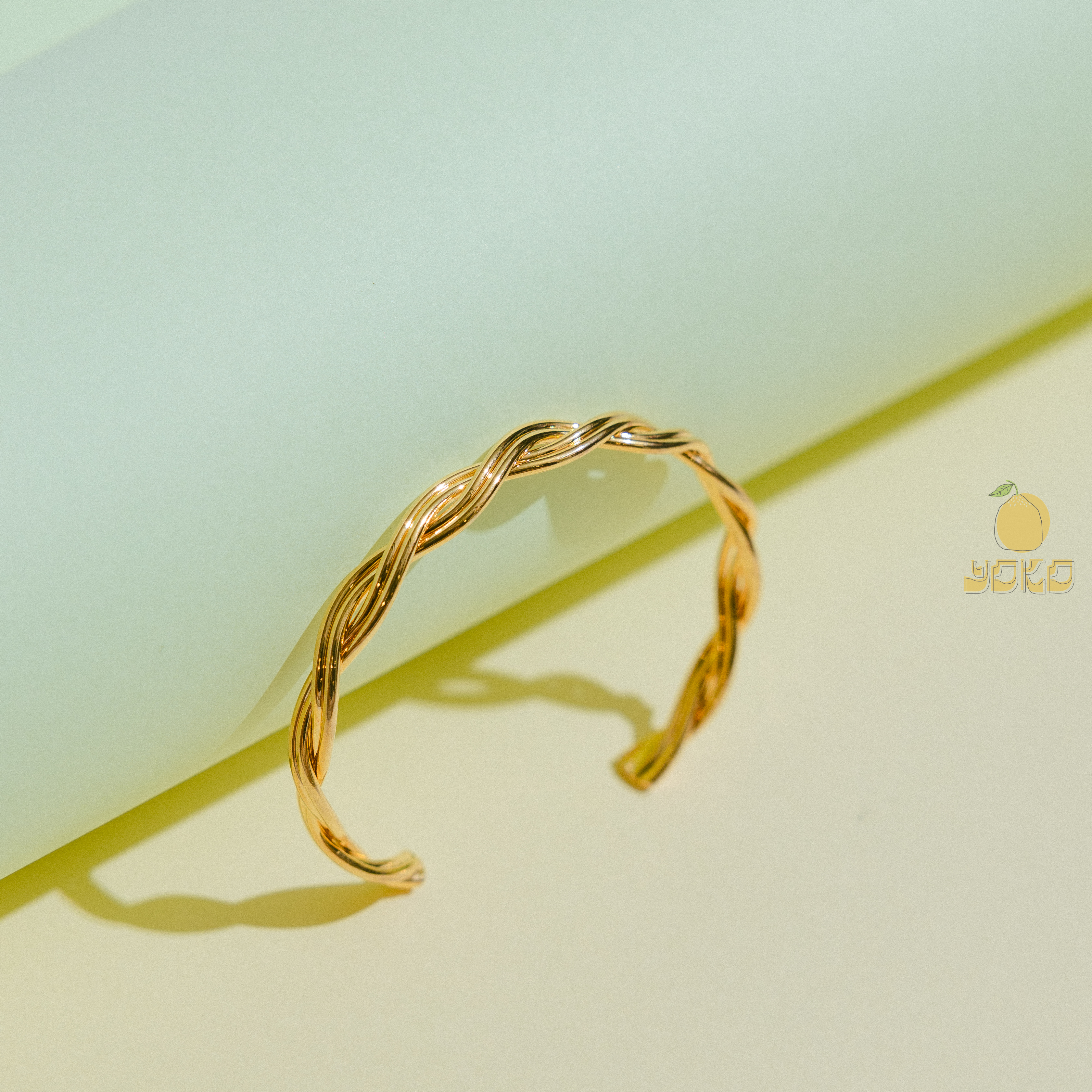 YOKO - 金麻花手鐲