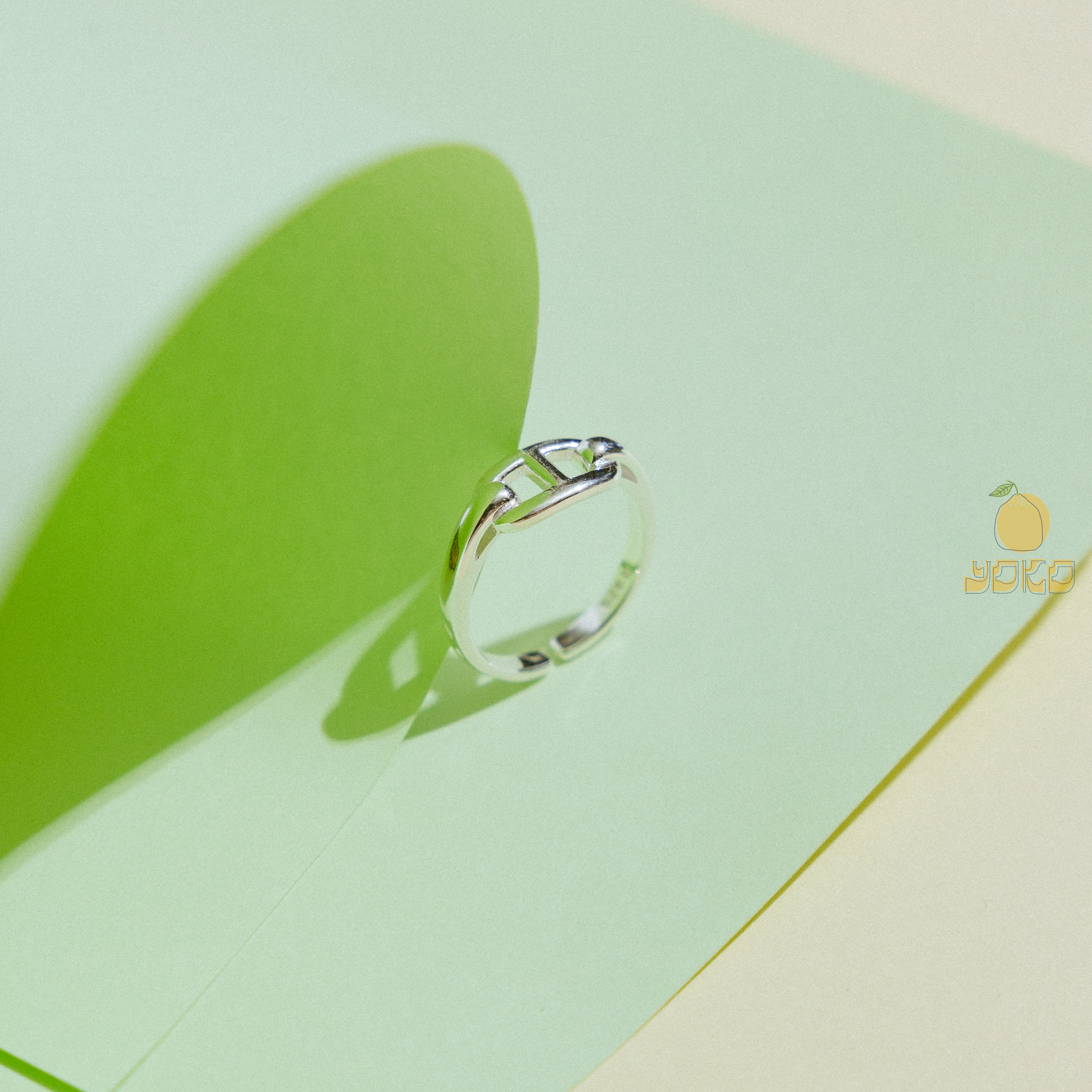 YOKO - 925銀豬鼻子戒