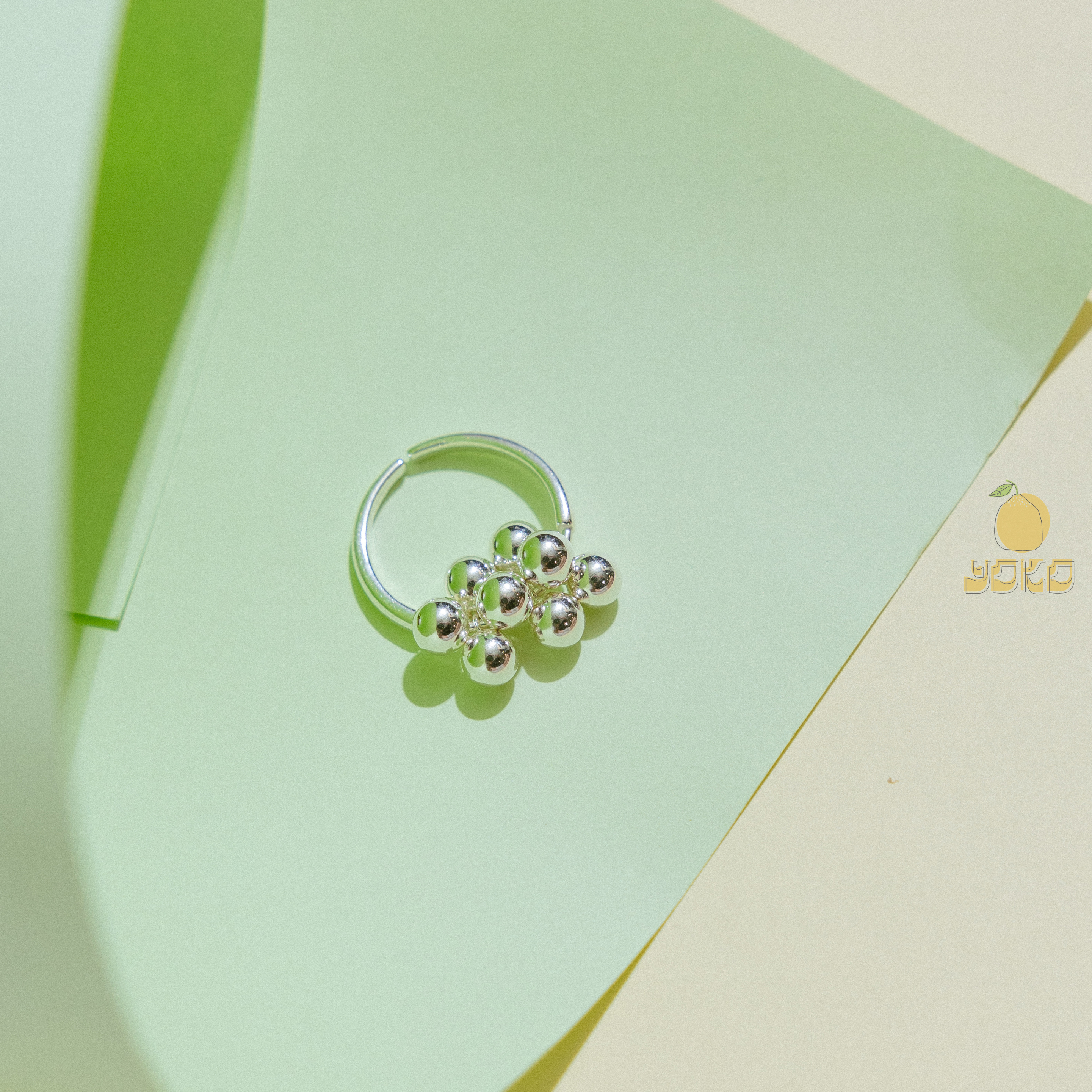 YOKO - 925銀葡萄串戒