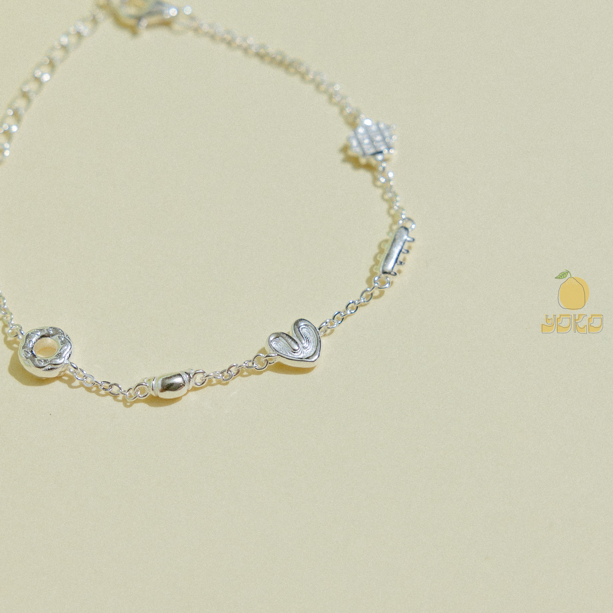 YOKO - 925銀甜點手鍊