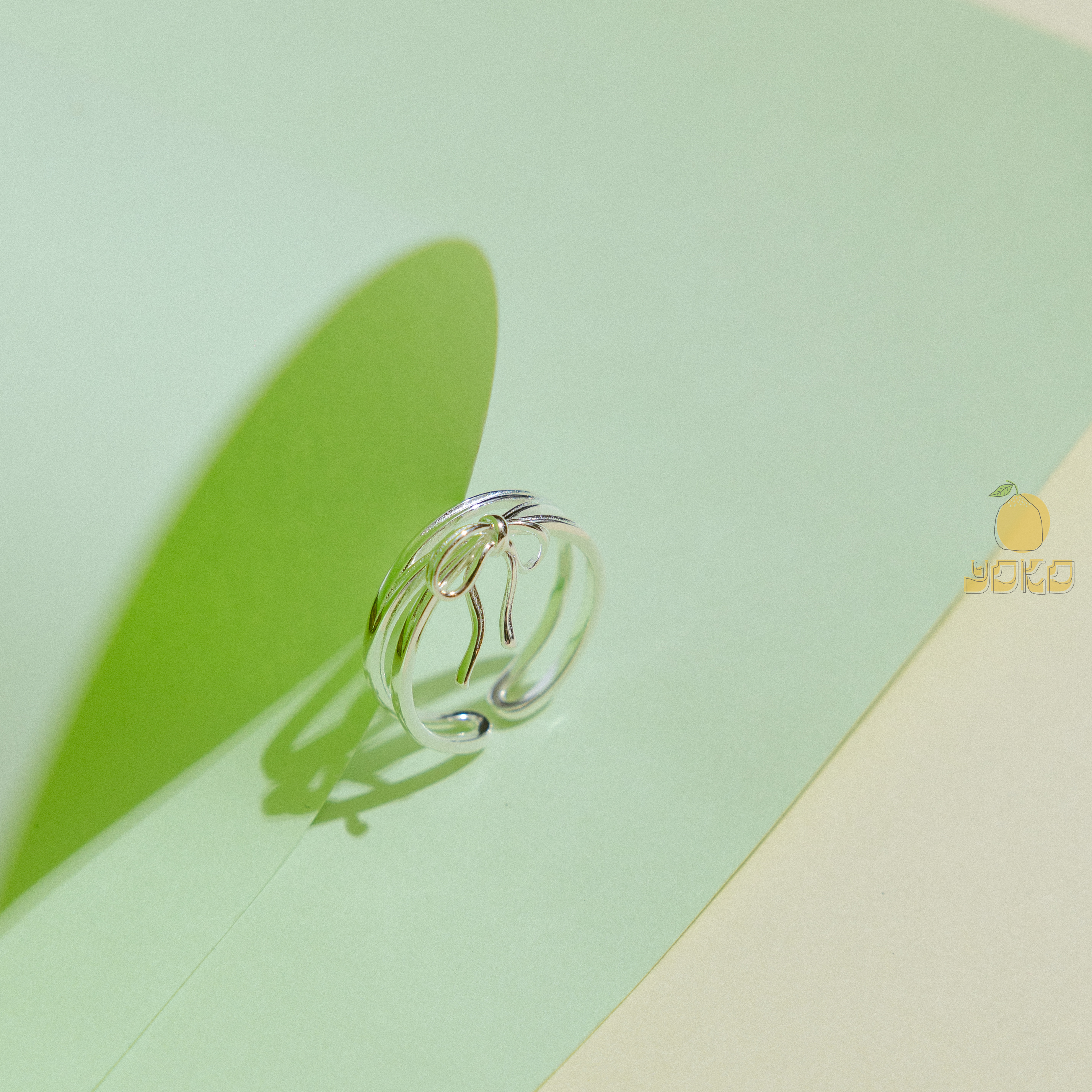 YOKO - 925銀蝴蝶結戒