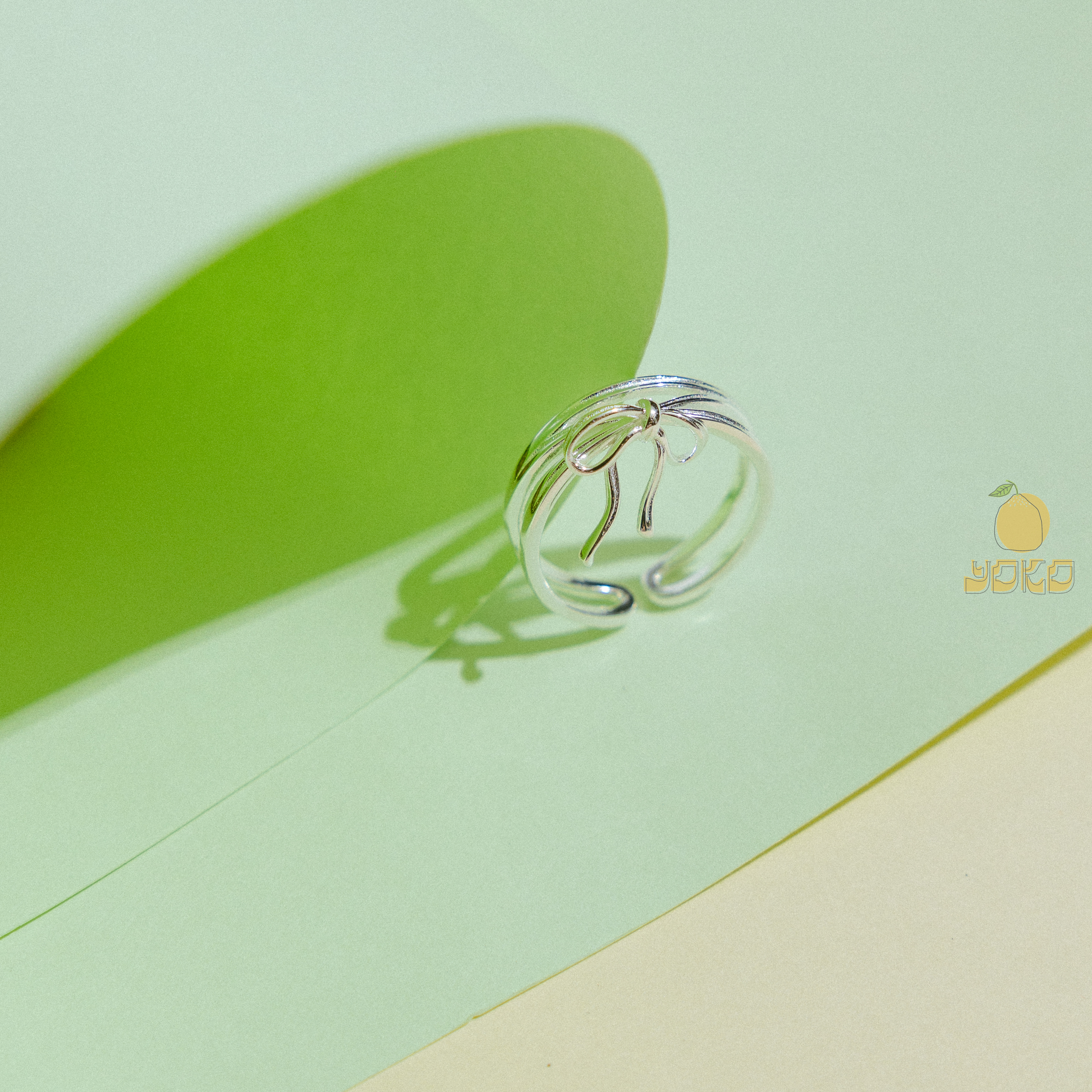 YOKO - 925銀蝴蝶結戒