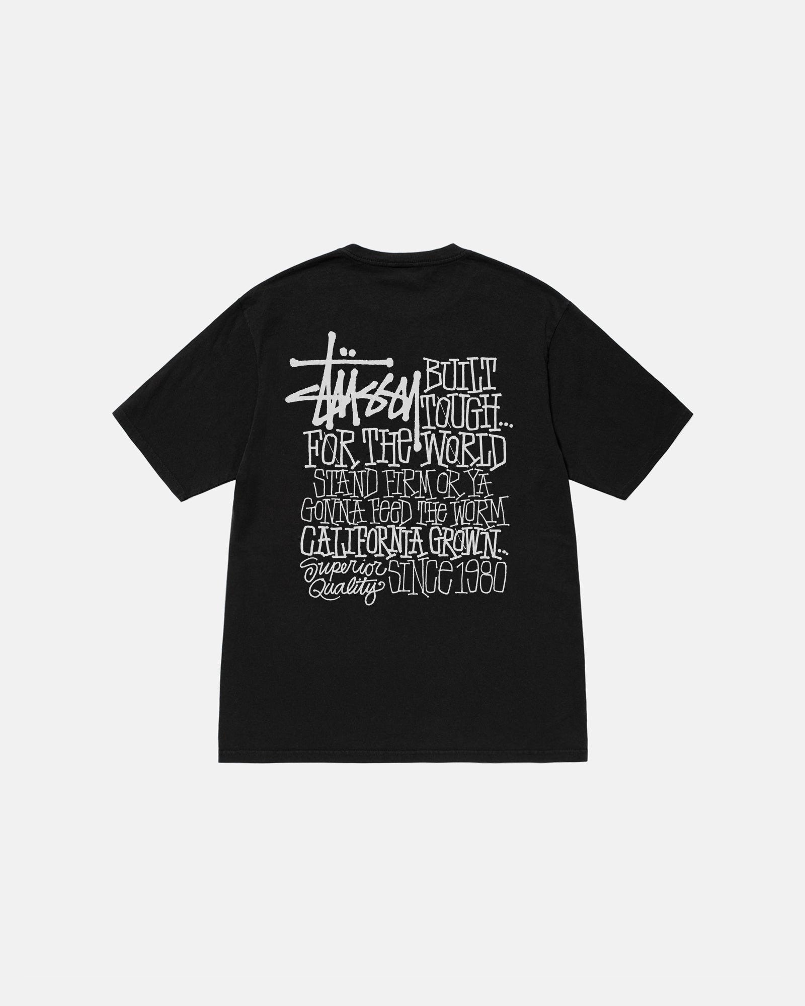 2024SS STUSSY CALIFORNIA GROWN TEE PIGMENT DYED TEE 加州 左胸 LOGO 背後 字體 短T 現貨 1905075