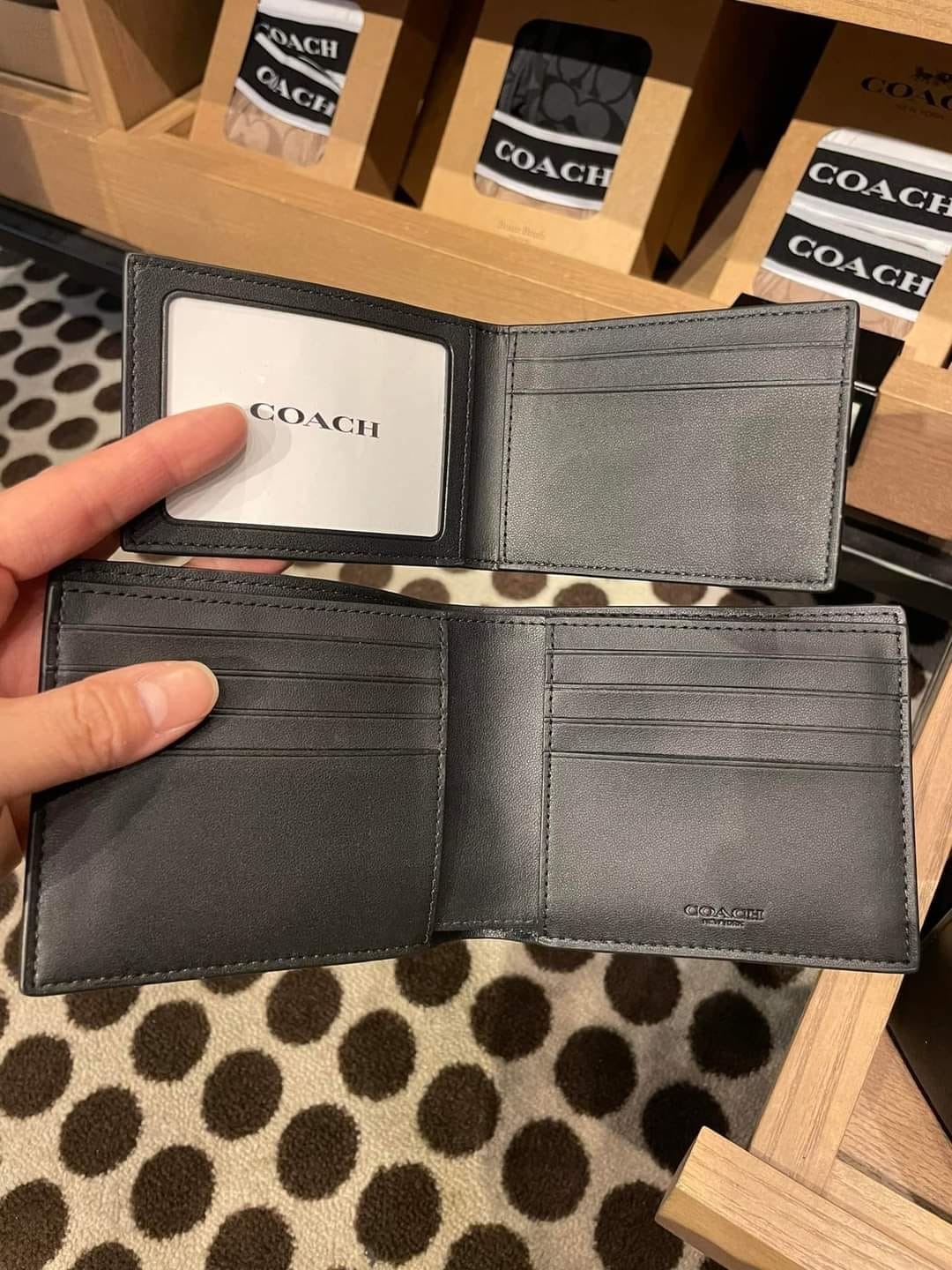 Coach男士銀包1+1套裝