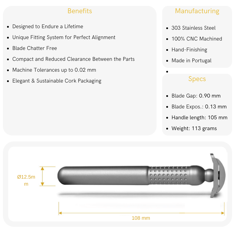 Tatara - Masamune Nodachi Razor ( Stainless Steel )