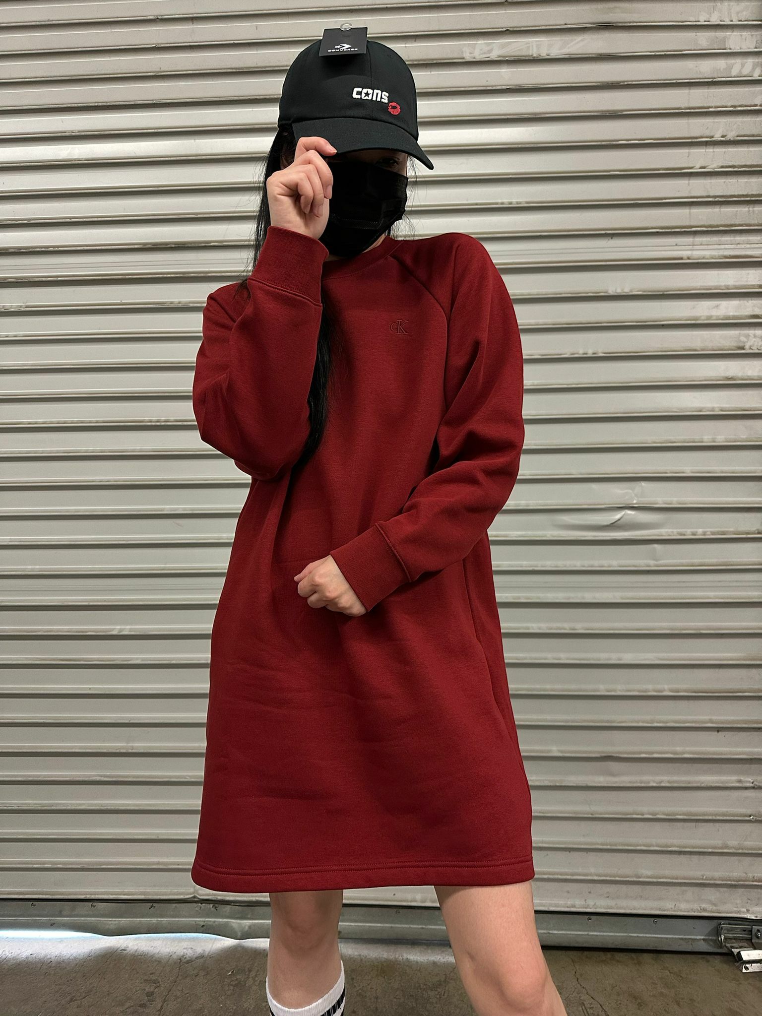 【現貨】CALVIN KLEIN F082703 女裝長裝衛衣